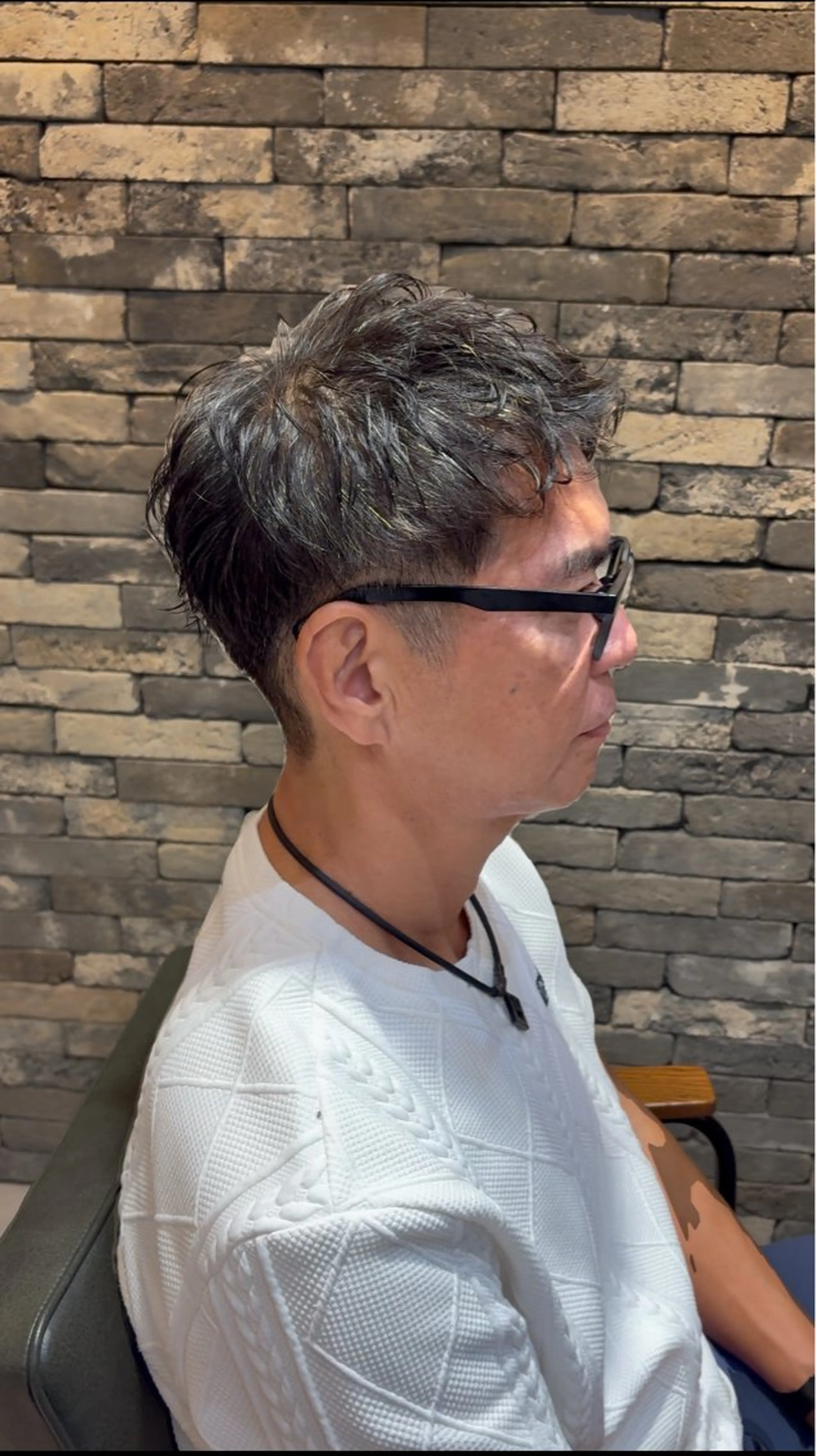 パーマ メンズ メンズサロン リョウタのヘアスタイル