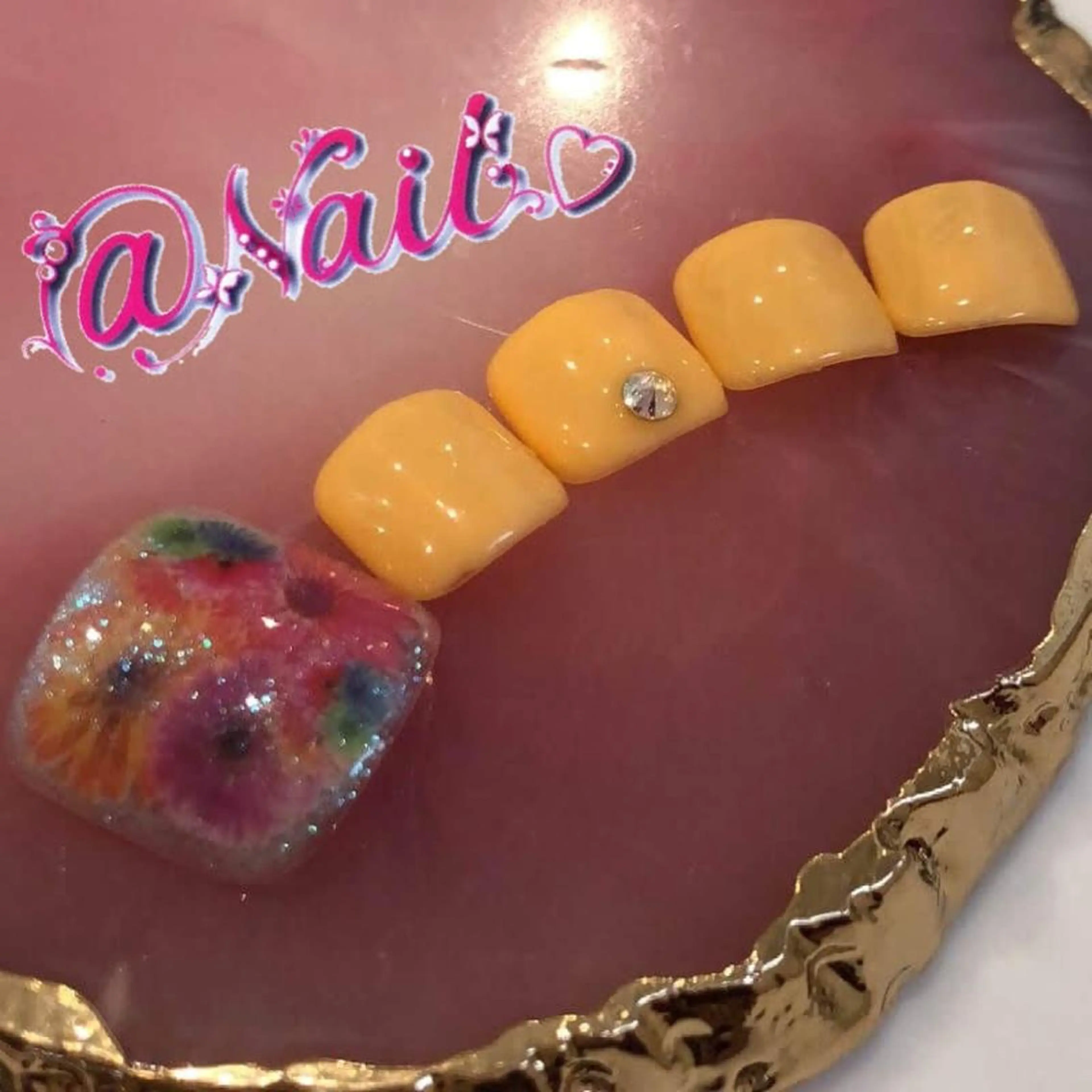 ネイル ネイルチップ 小尾 栞のネイルデザイン