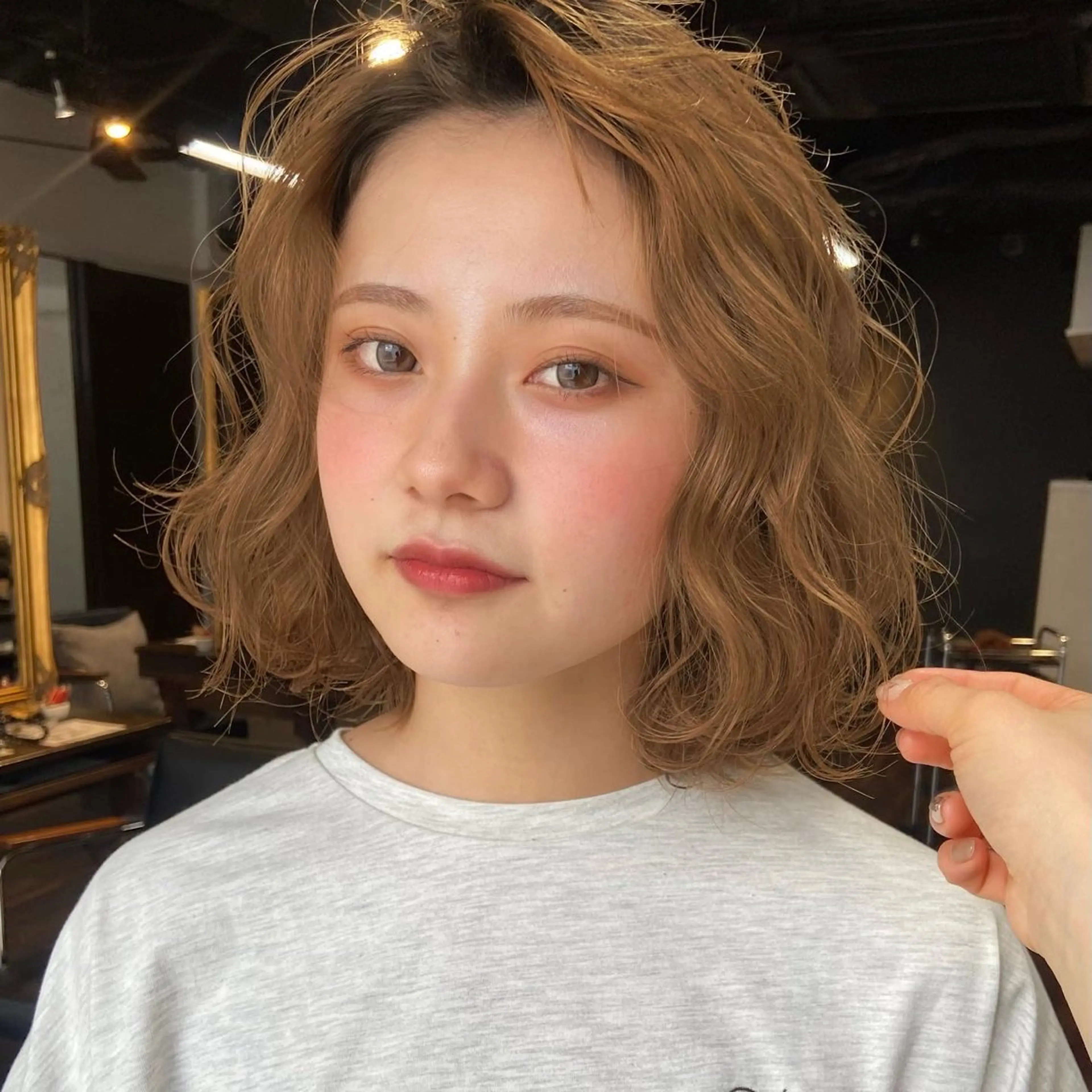 ショート カラー パーマ ヘアアレンジ 🌼似合わせのプロ 心斎橋/rena🌼のマツエク・マツパデザイン
