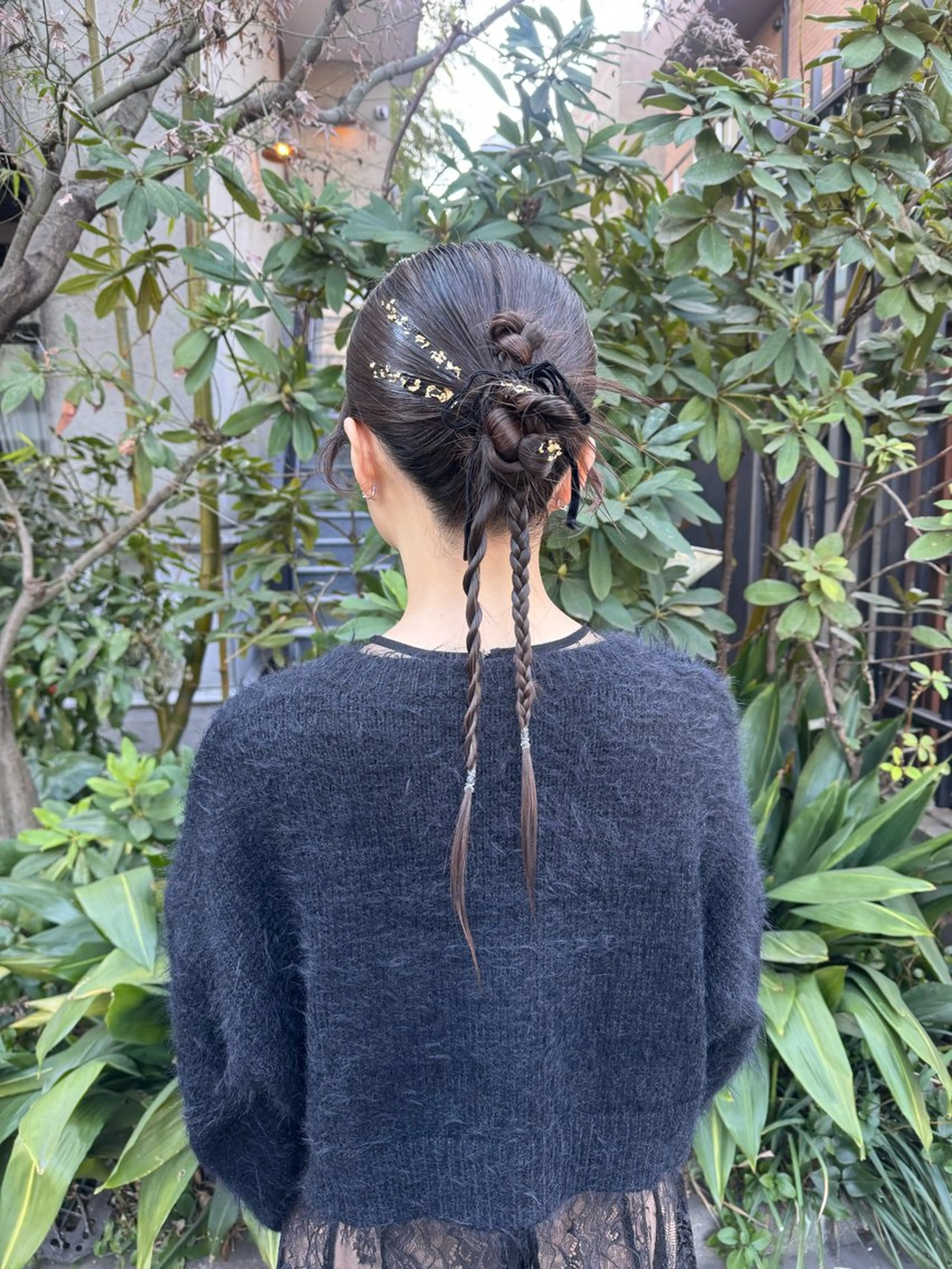 セミロング ヘアアレンジ ヘアセット 🎗️【ヘアセット 美眉】吉川玲🎗️のヘアスタイル