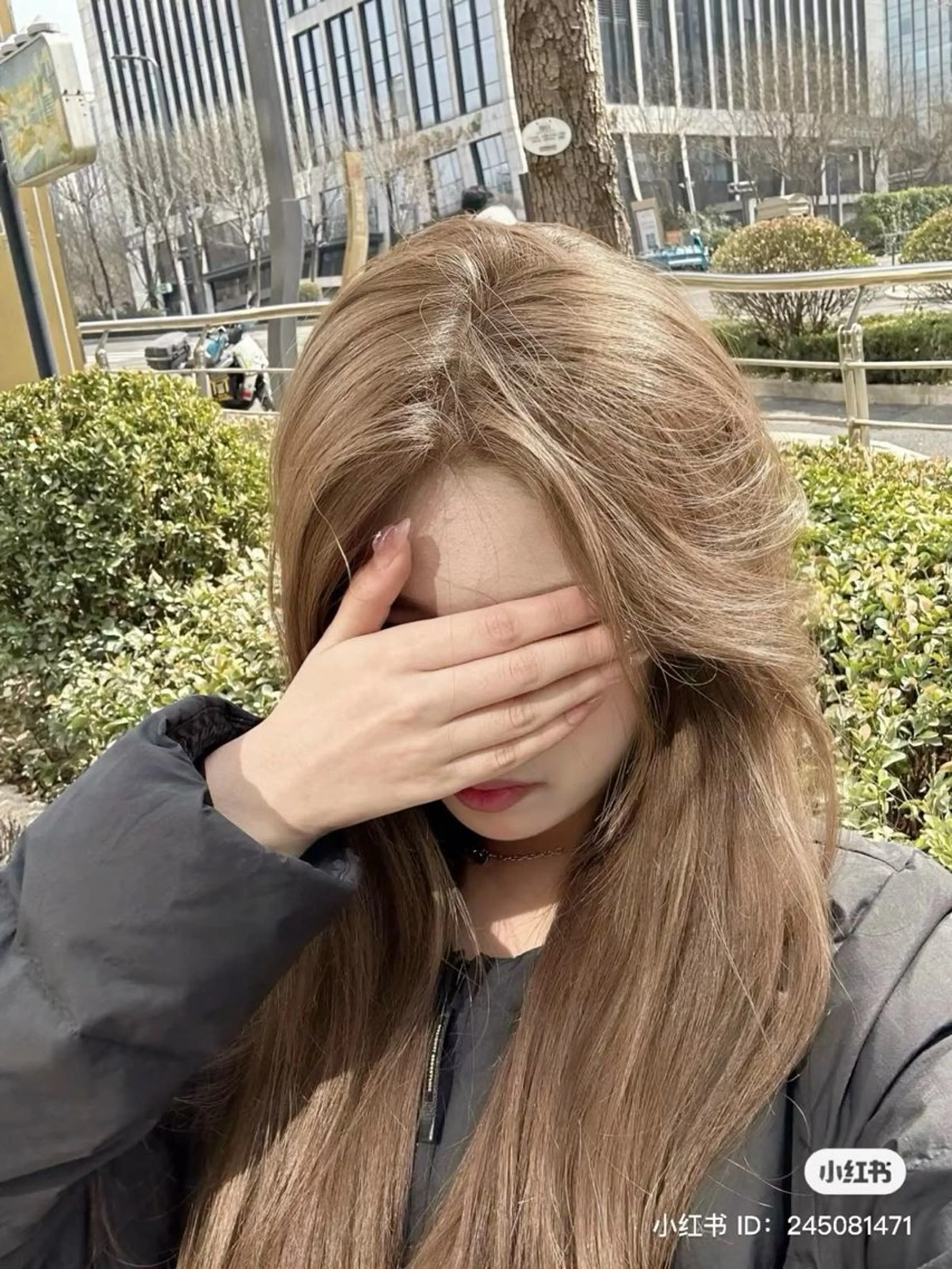 ロング ヘアカラー トリートメント ヘアセット 艶髪ハイトーンカラー 渋谷🎀ririkaのヘアスタイル