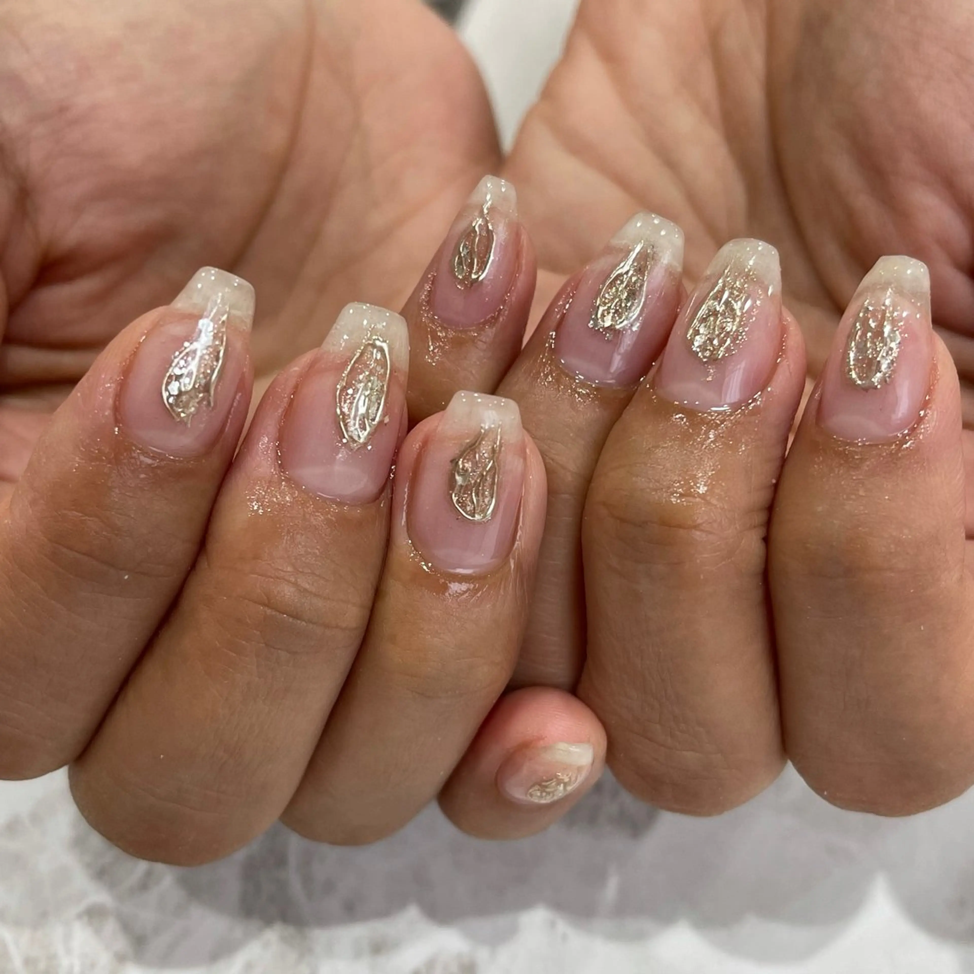 ネイル ハンドネイル r'e blanc wakaのネイルデザイン