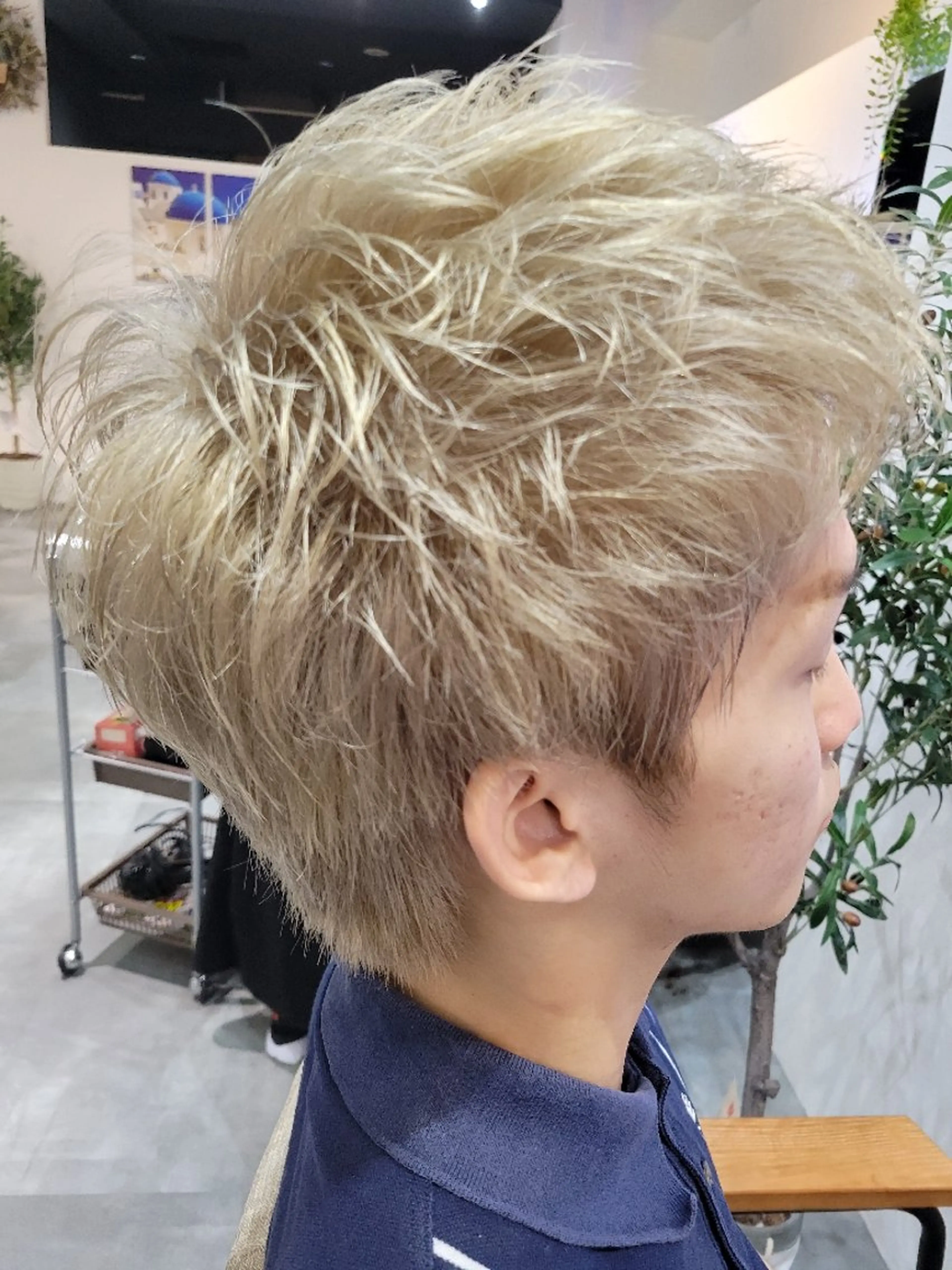 メンズ 大前 真のヘアスタイル