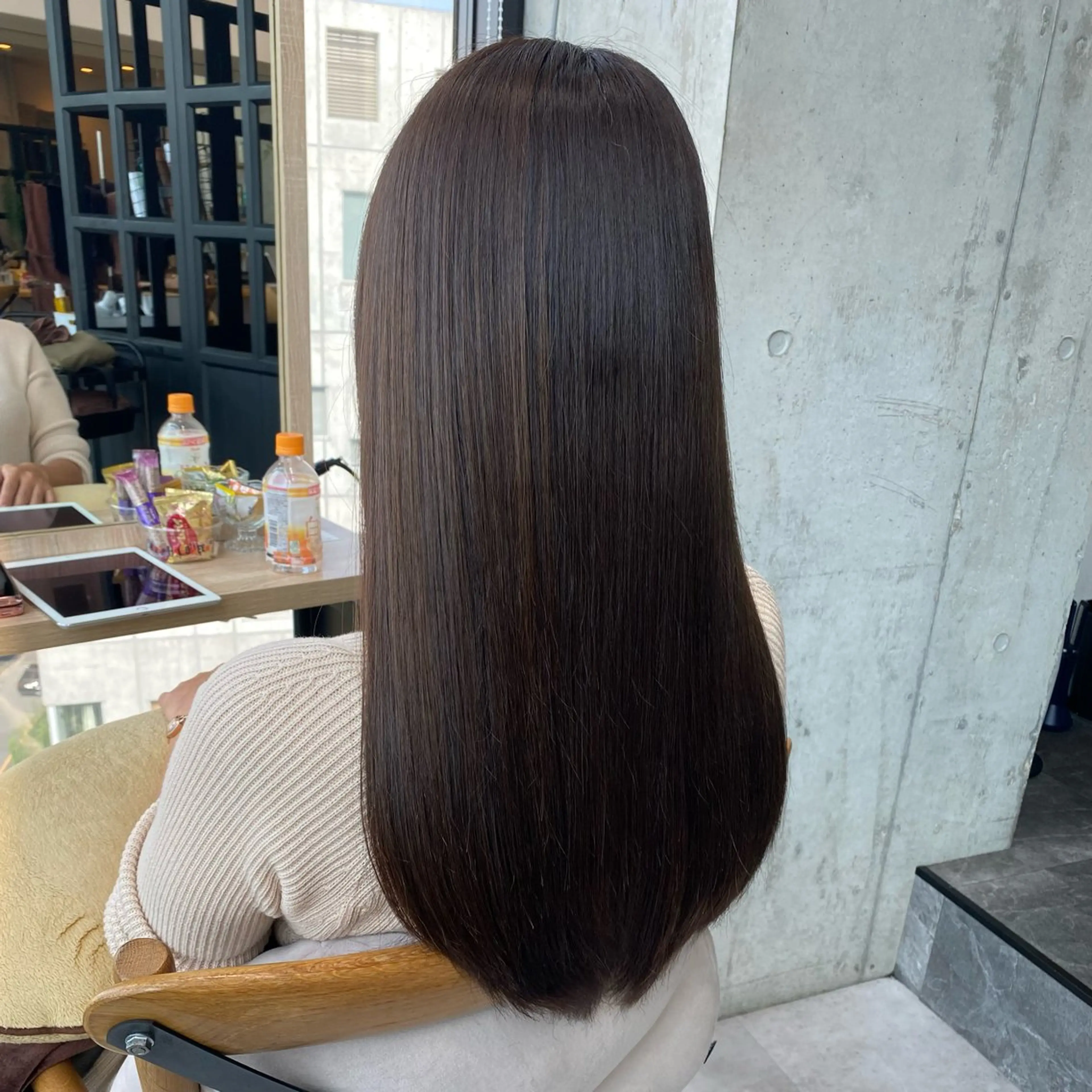 セミロング セミロングパーマ ハイライト 髪質改善 レイヤーカット ショート職人 美容師【KENTA】のヘアスタイル