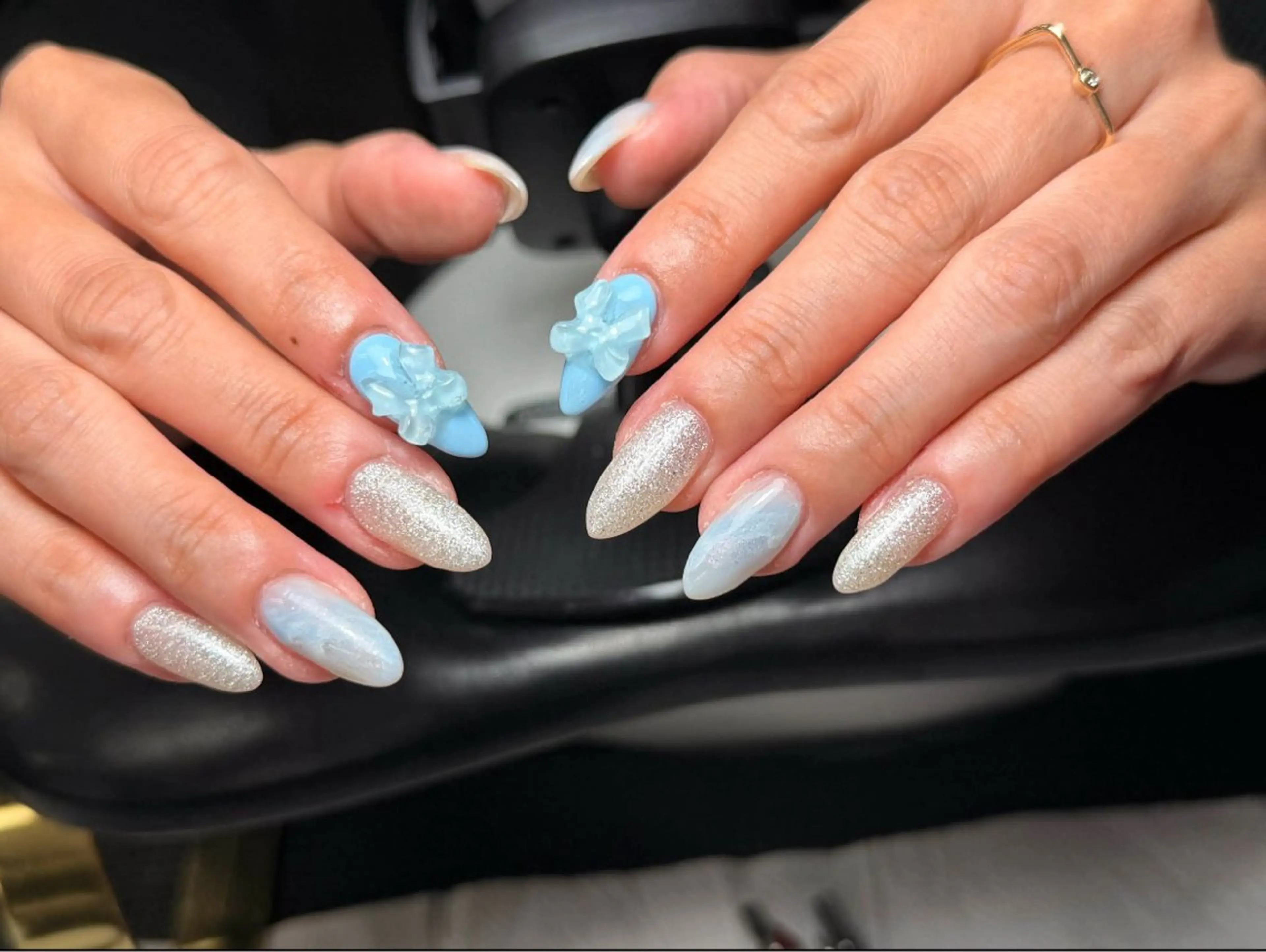 ネイル 韓国ネイル 持ち込み ニュアンスネイル ネイルチップ ハンドネイル Tini ANA.CHUOのネイルデザイン