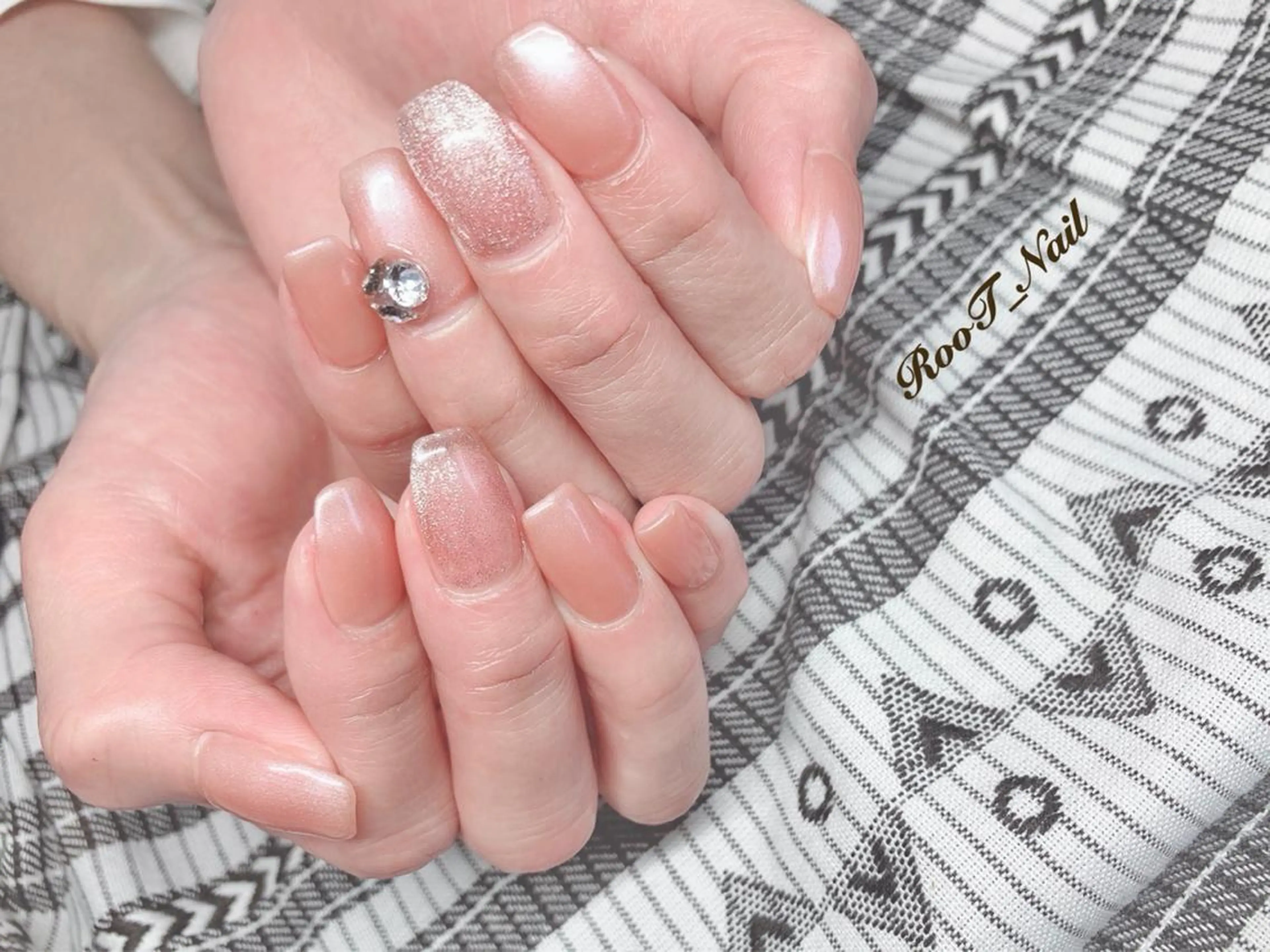 メンズ ネイル マグネットネイル ハンドネイル RooT Nailのネイルデザイン