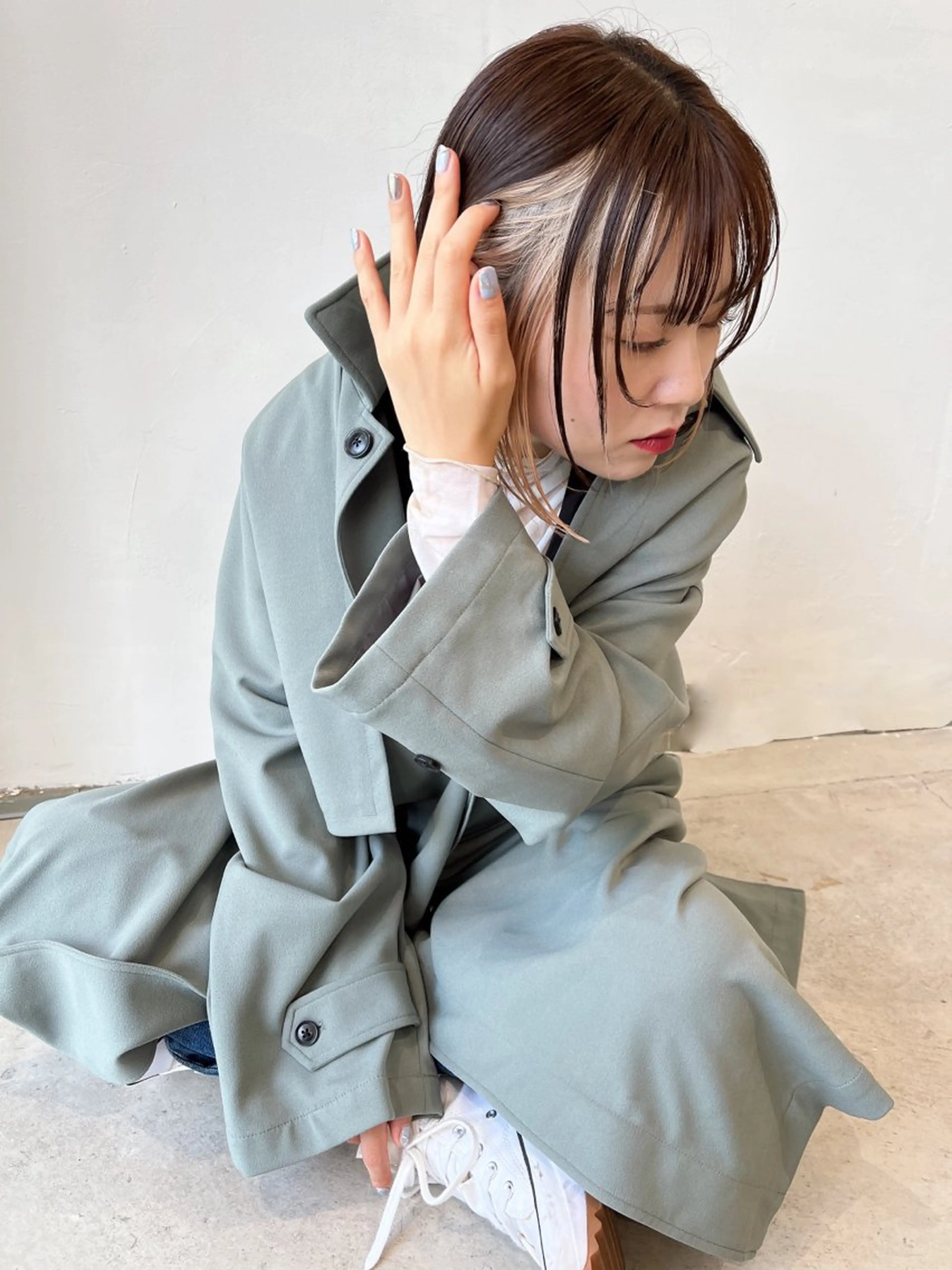 ミディアム カラー カット ヘアカラー ill副店長 立和田純也のヘアスタイル