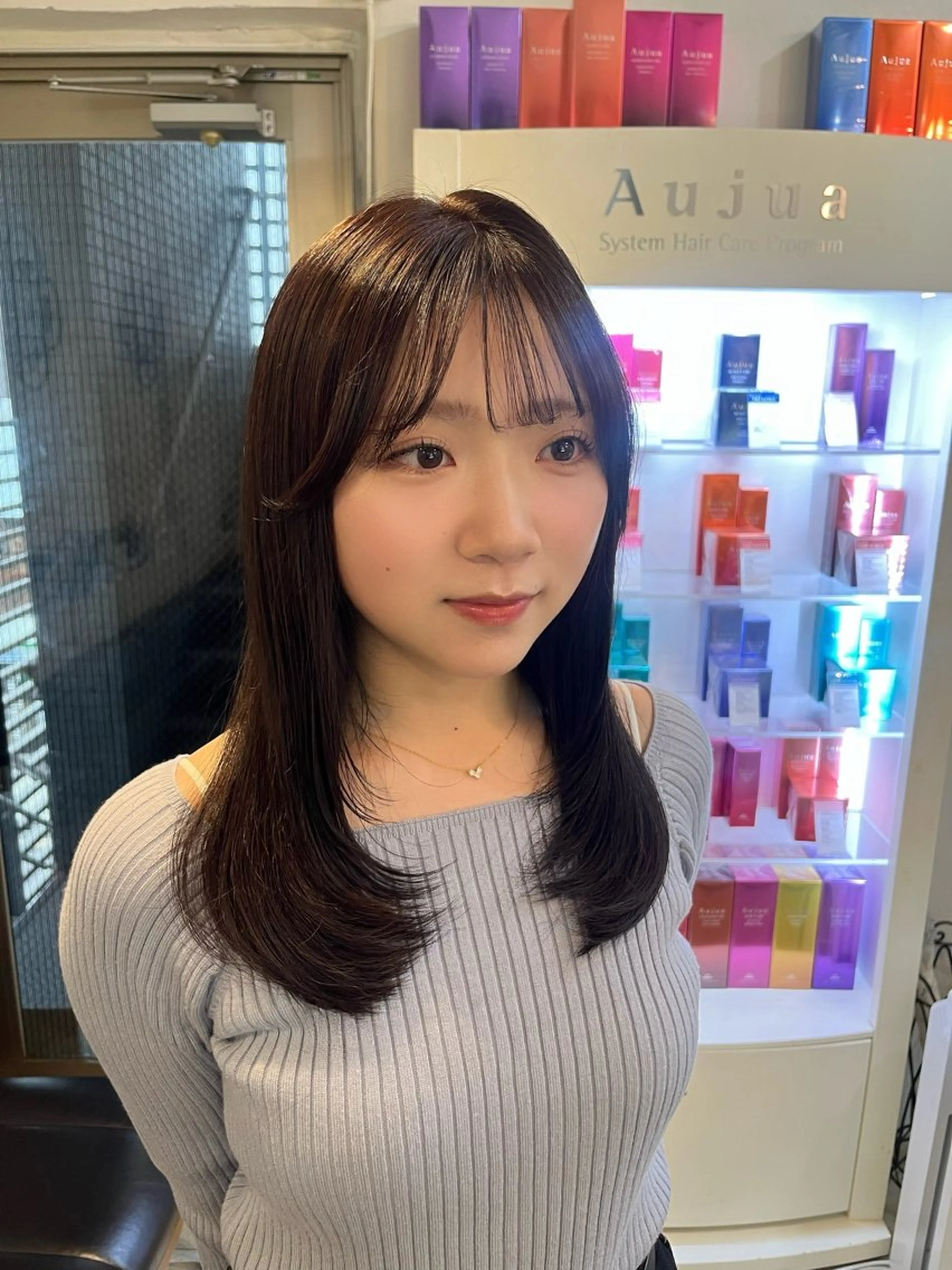ロング 髪質改善 レイヤーカット トリートメント カット ヘアカラー トリートメント 兒玉/暖色系🌹✨ 髪質改善🫧のヘアスタイル