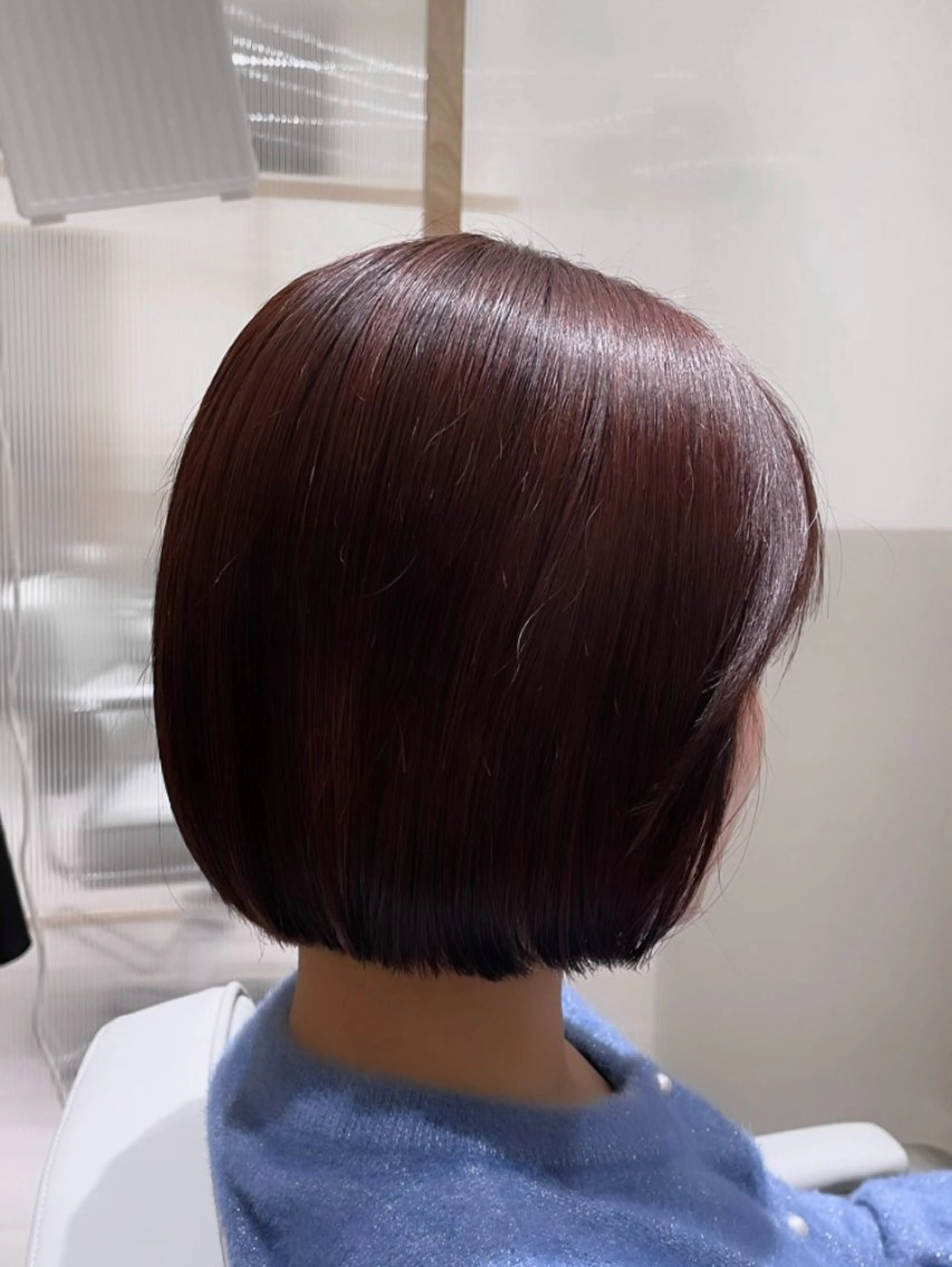 ショート カラー 切りっぱなしボブ ブリーチ ブラウンカラー ブリーチなしカラー レッドカラー カット ヘアカラー トリートメント 髪質改善✨Zina浦 安/個室🌈YUKIのヘアスタイル