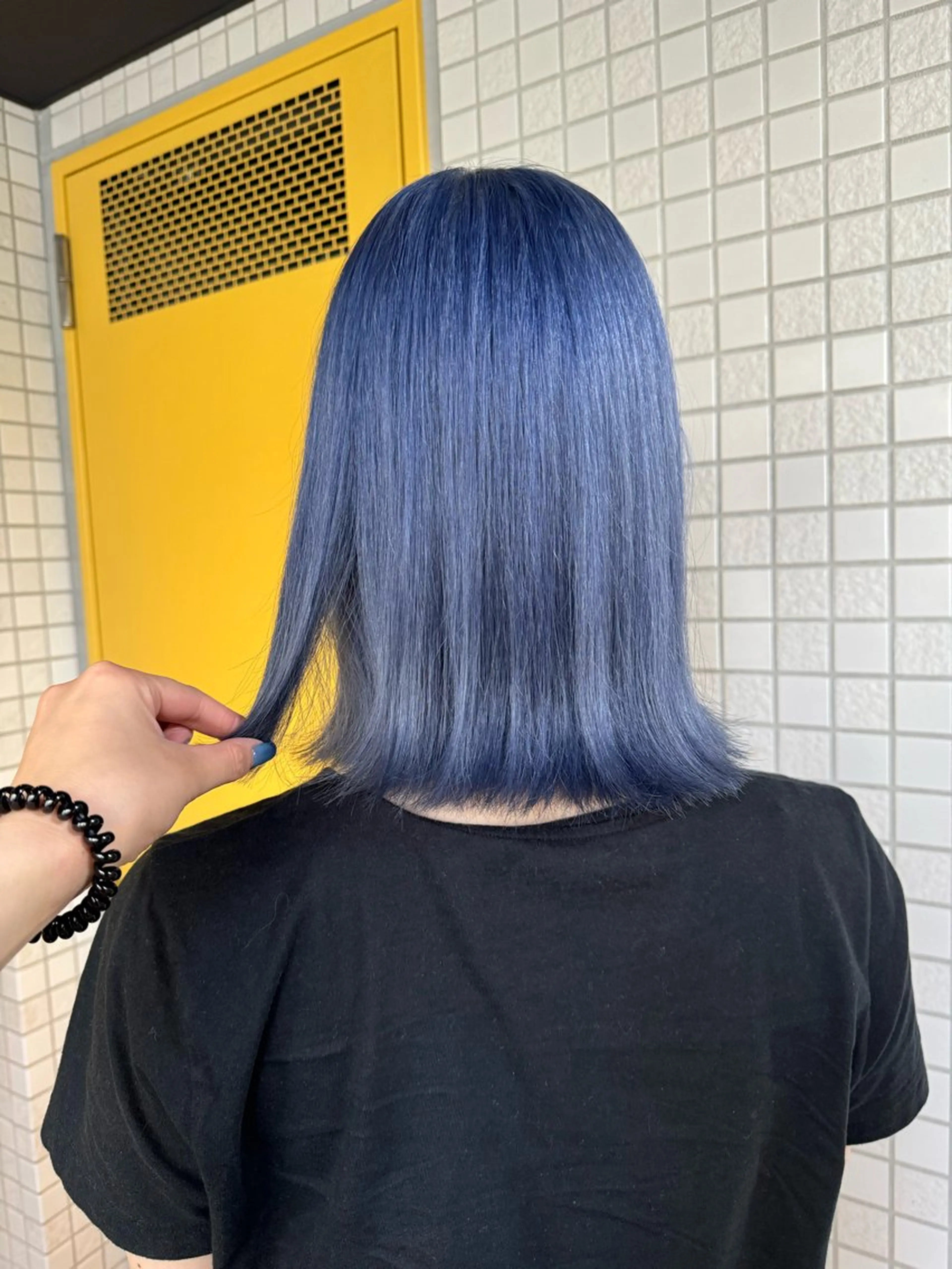 ミディアム カラー ヘアアレンジ ヘアカラー トリートメント 韓国レイヤーカット/ 儚げカラーチナツのヘアスタイル