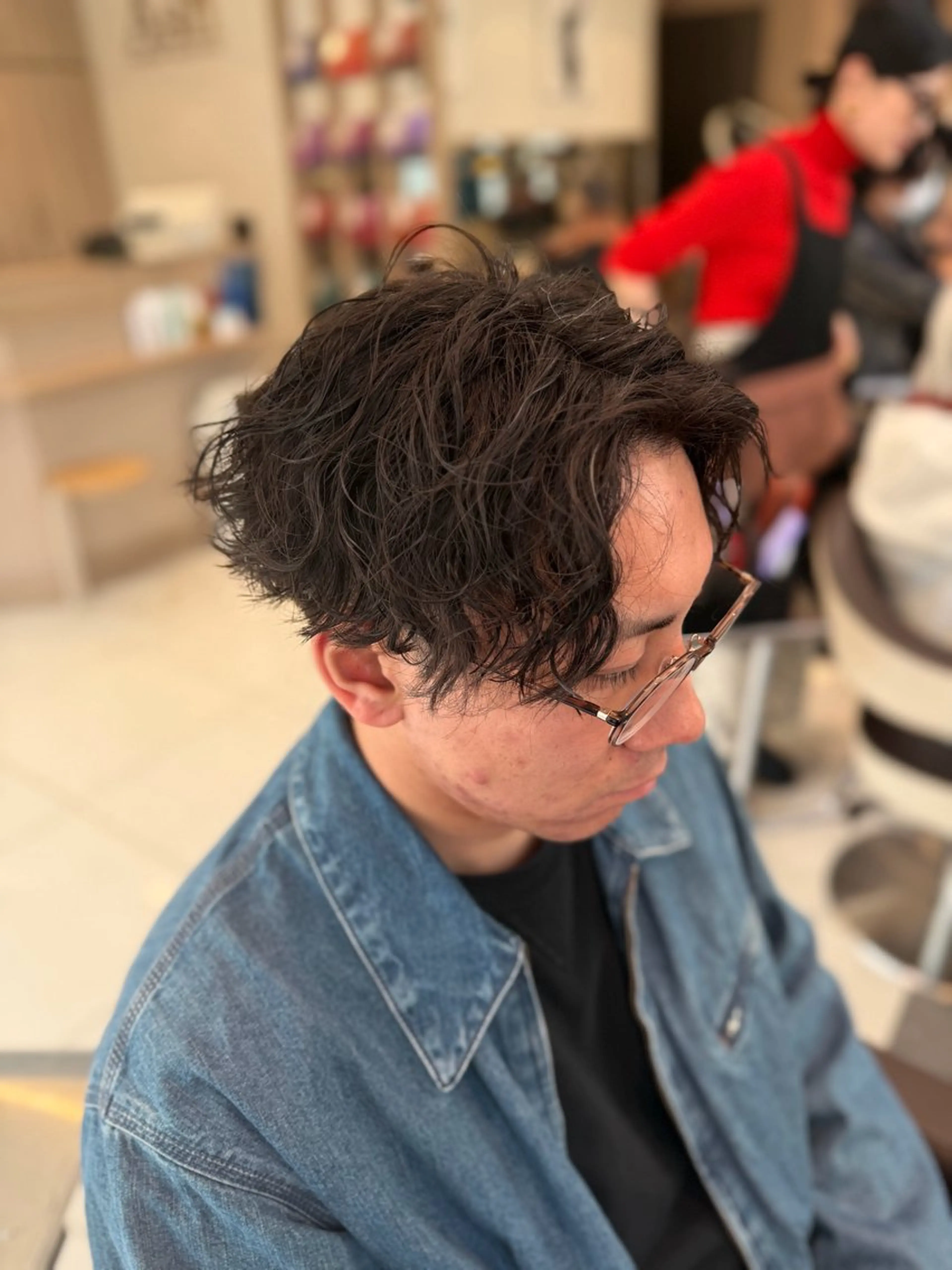 パーマ メンズ メンズパーマ ツイストスパイラルパーマ スパイラルパーマ カット パーマ ブリーチ/パーマ 縮毛/レイヤーaoiのヘアスタイル