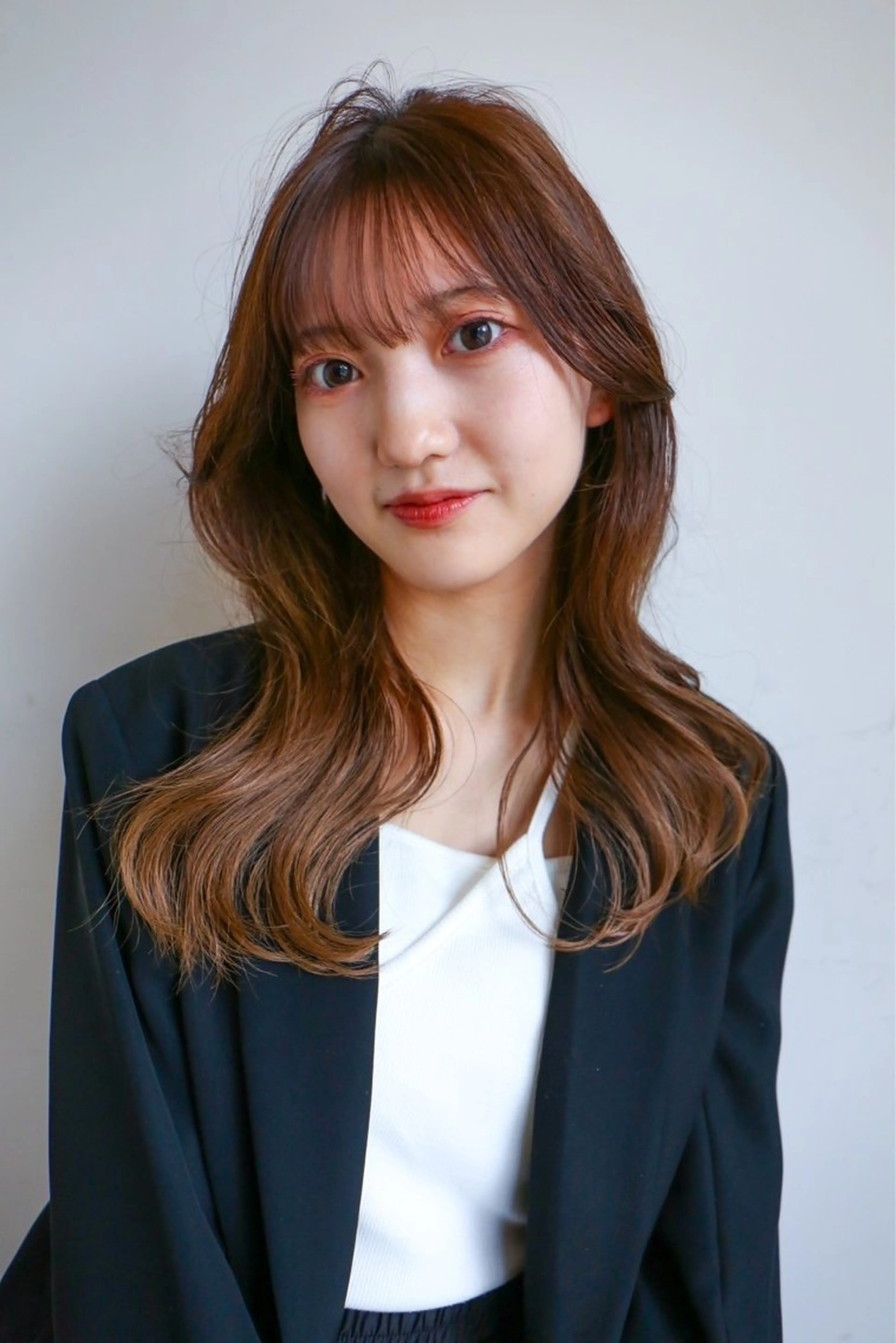 ロング レイヤーカット oggi西新所属・ゆい/ ショート/レイヤーのヘアスタイル