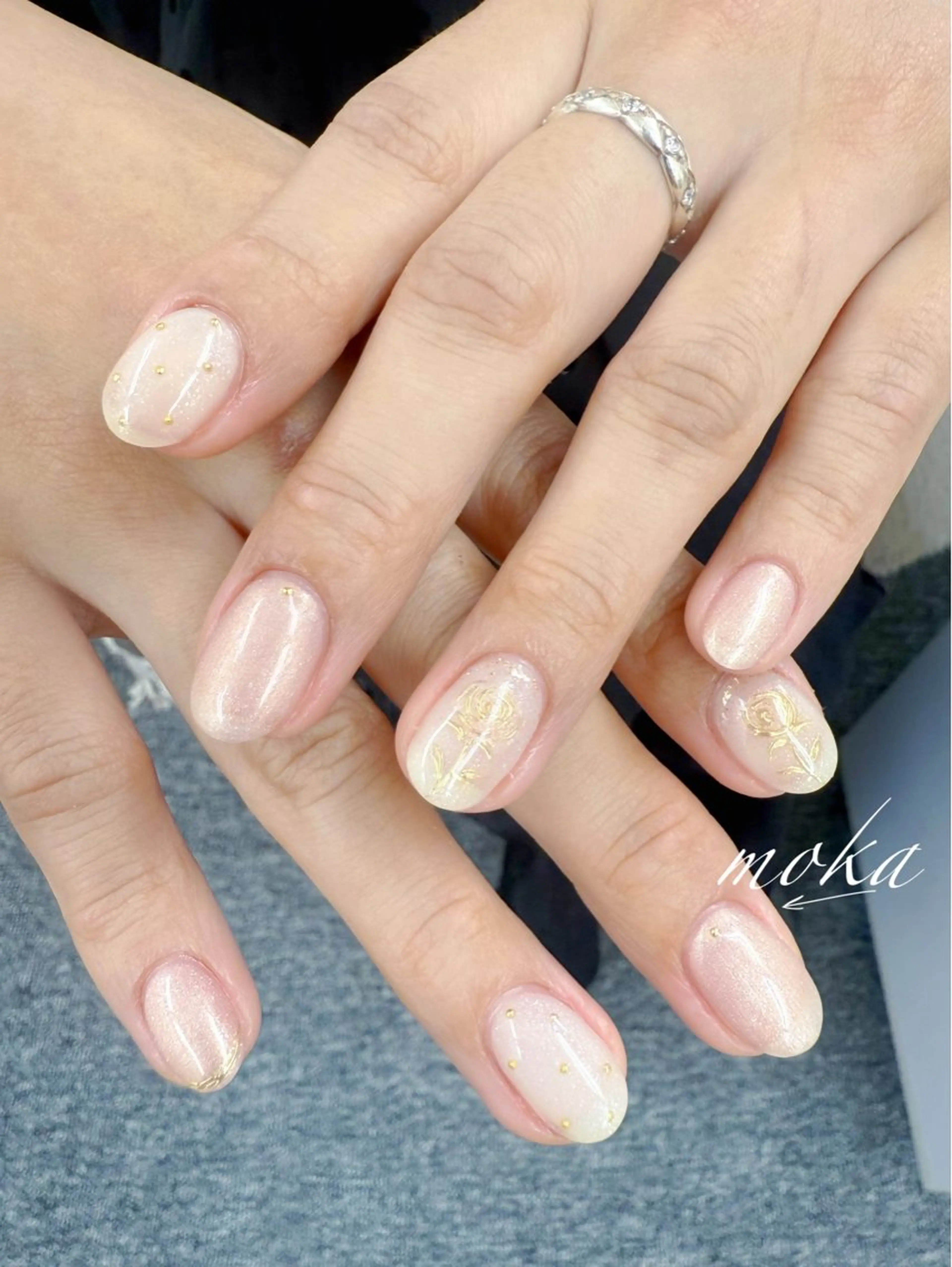 ネイル ハンドネイル ハンドケア 胡蝶蘭レディースサロ ンNailMOKAのネイルデザイン