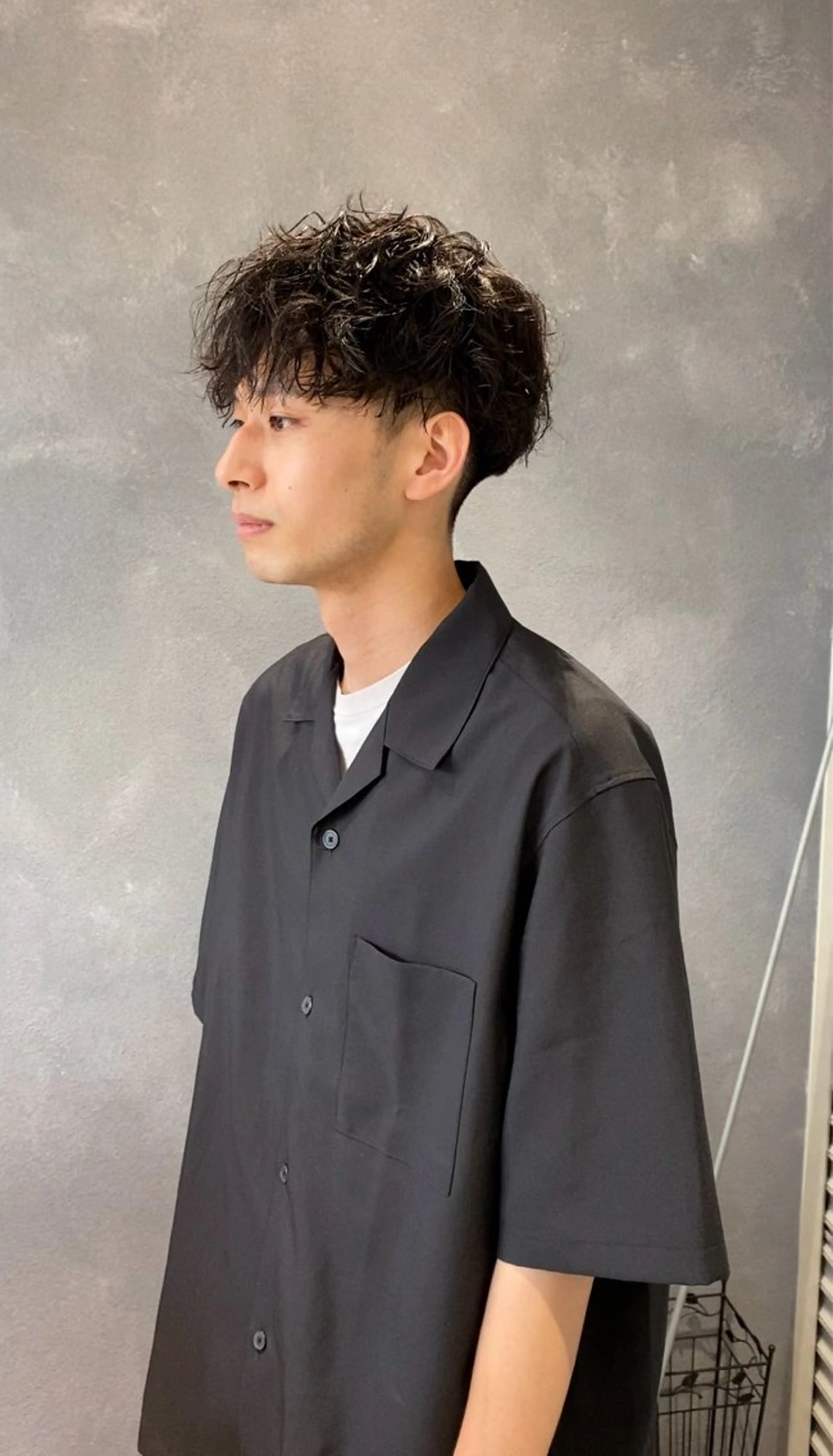 メンズカット+メンズトレンドパーマの写真