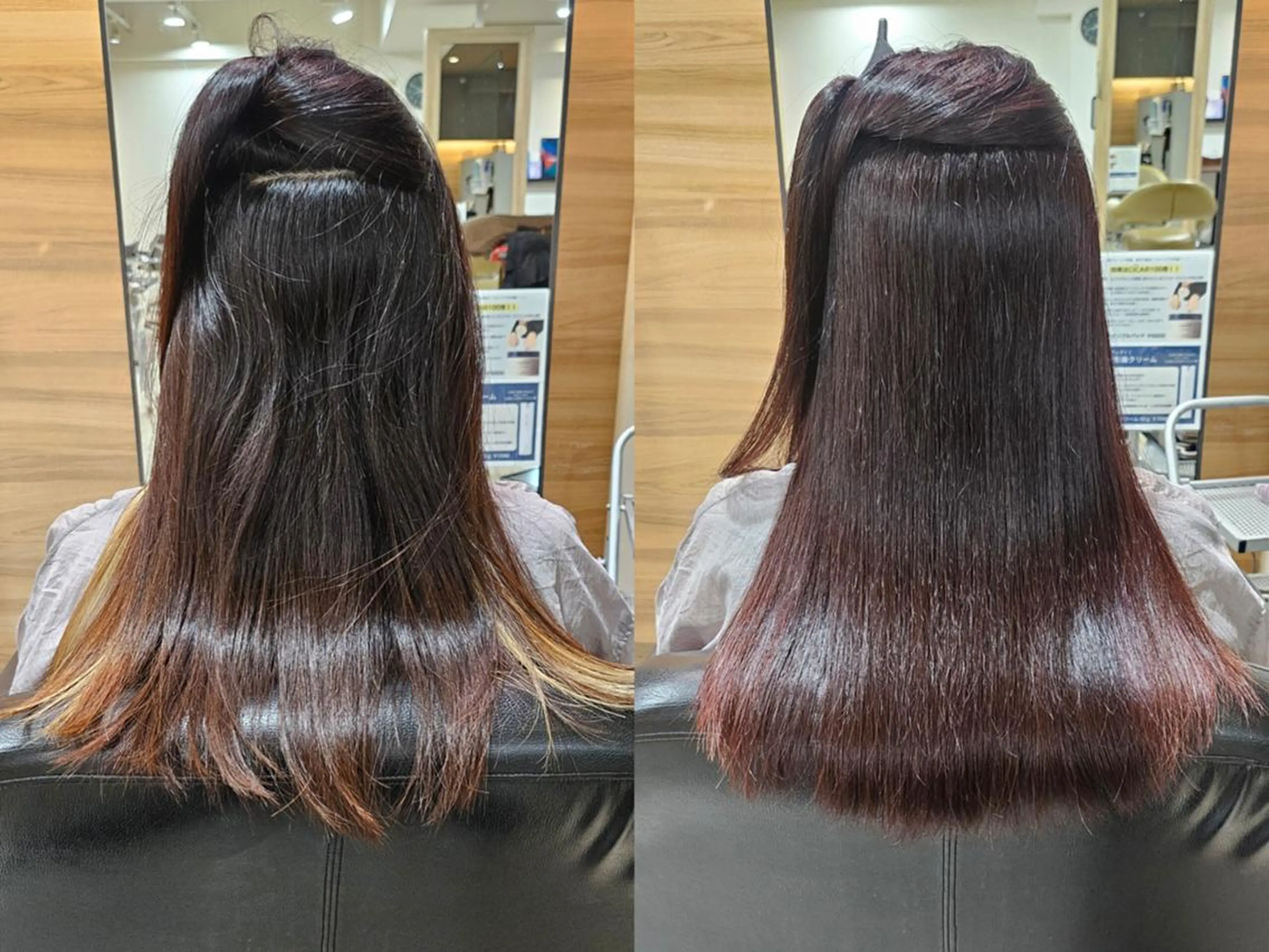 セミロング 小野 紋樺のヘアスタイル