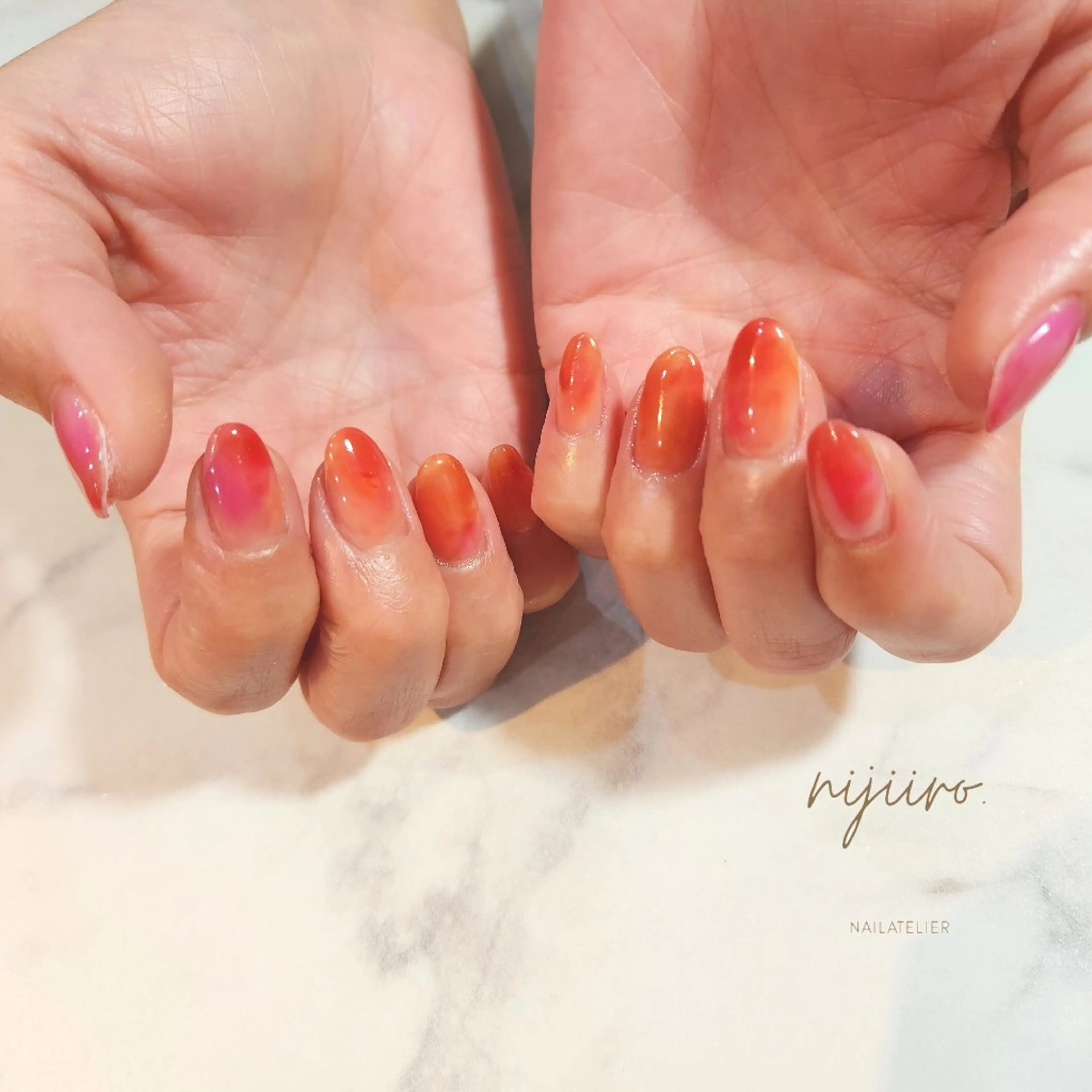 ネイル ハンドネイル nijiiro🌈 サトウのネイルデザイン