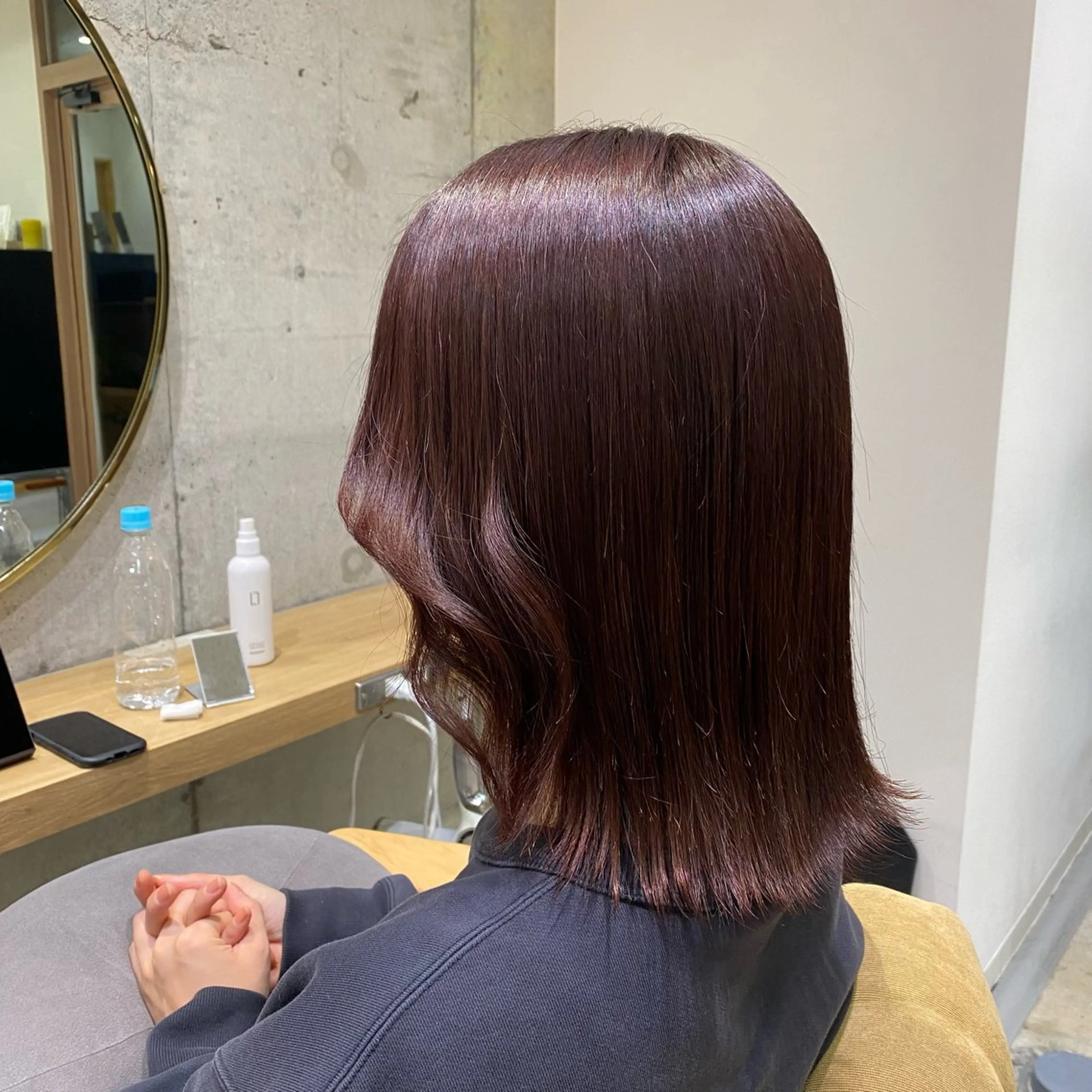 ミディアム fumi🪞血色感 アップ艶カラーのヘアスタイル