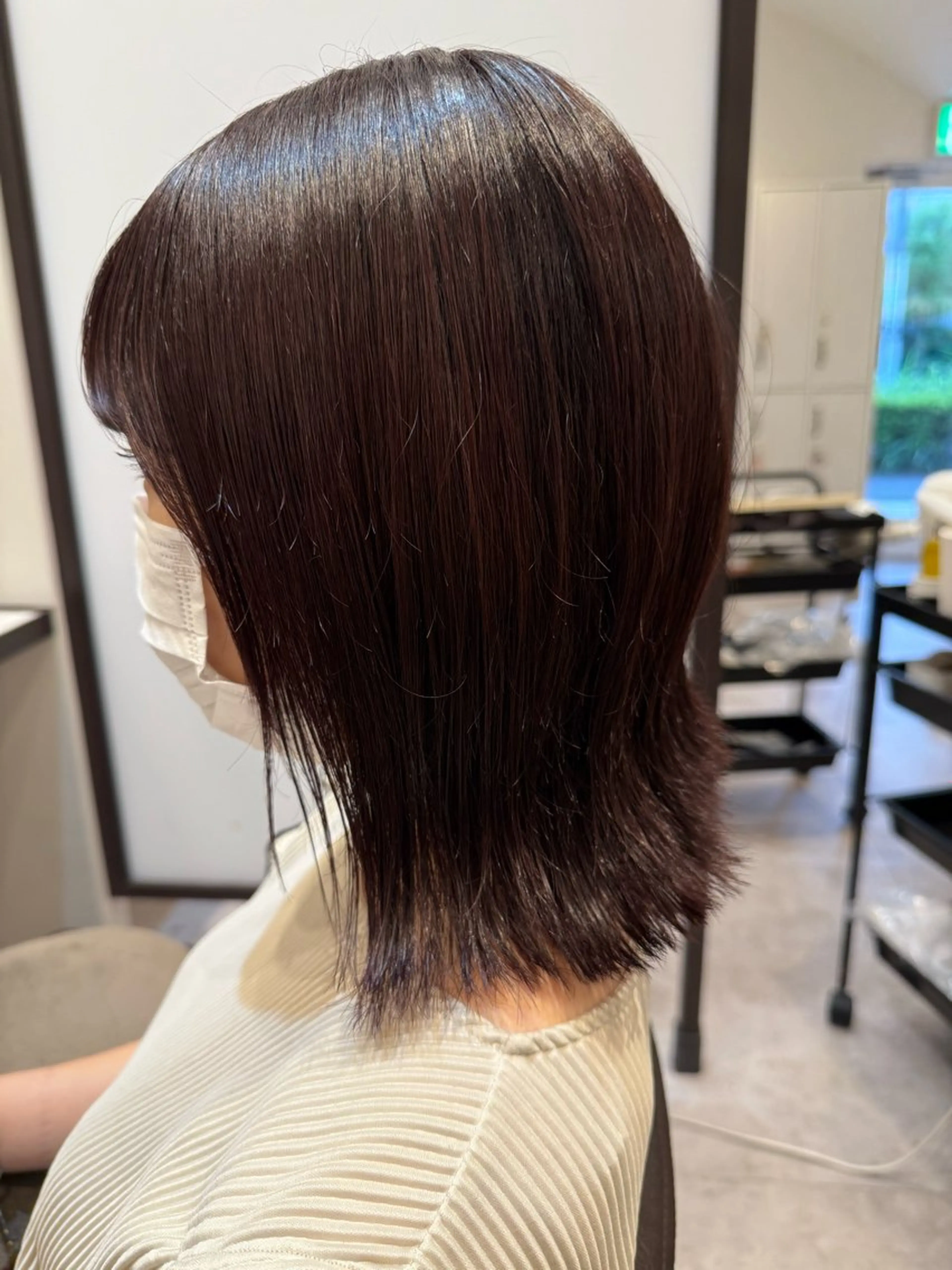 ミディアム 田中 拓人のヘアスタイル