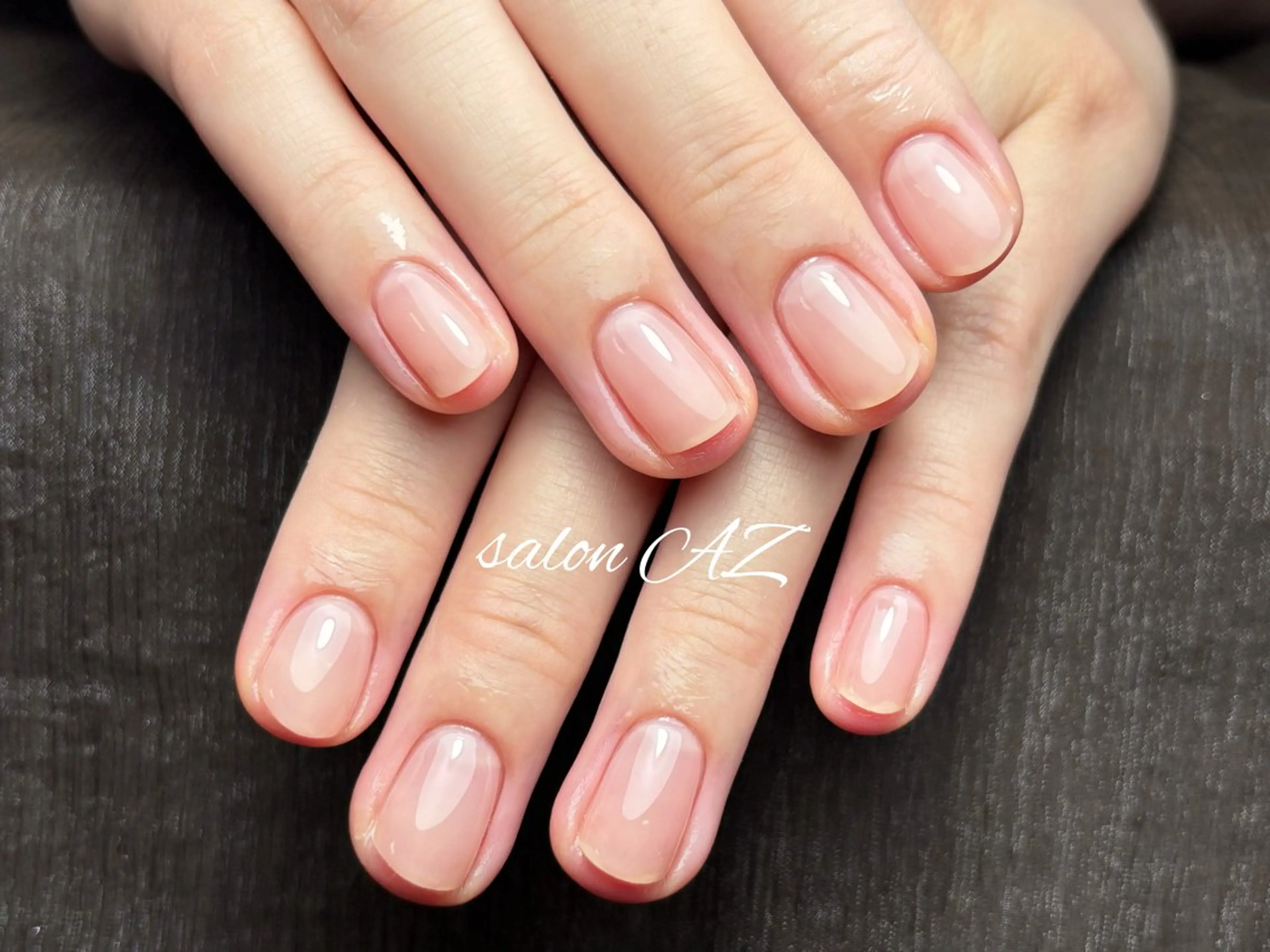 ネイル 桜ネイル 長さ出し フットネイル フレンチネイル ジェルネイル salon AZのネイルデザイン