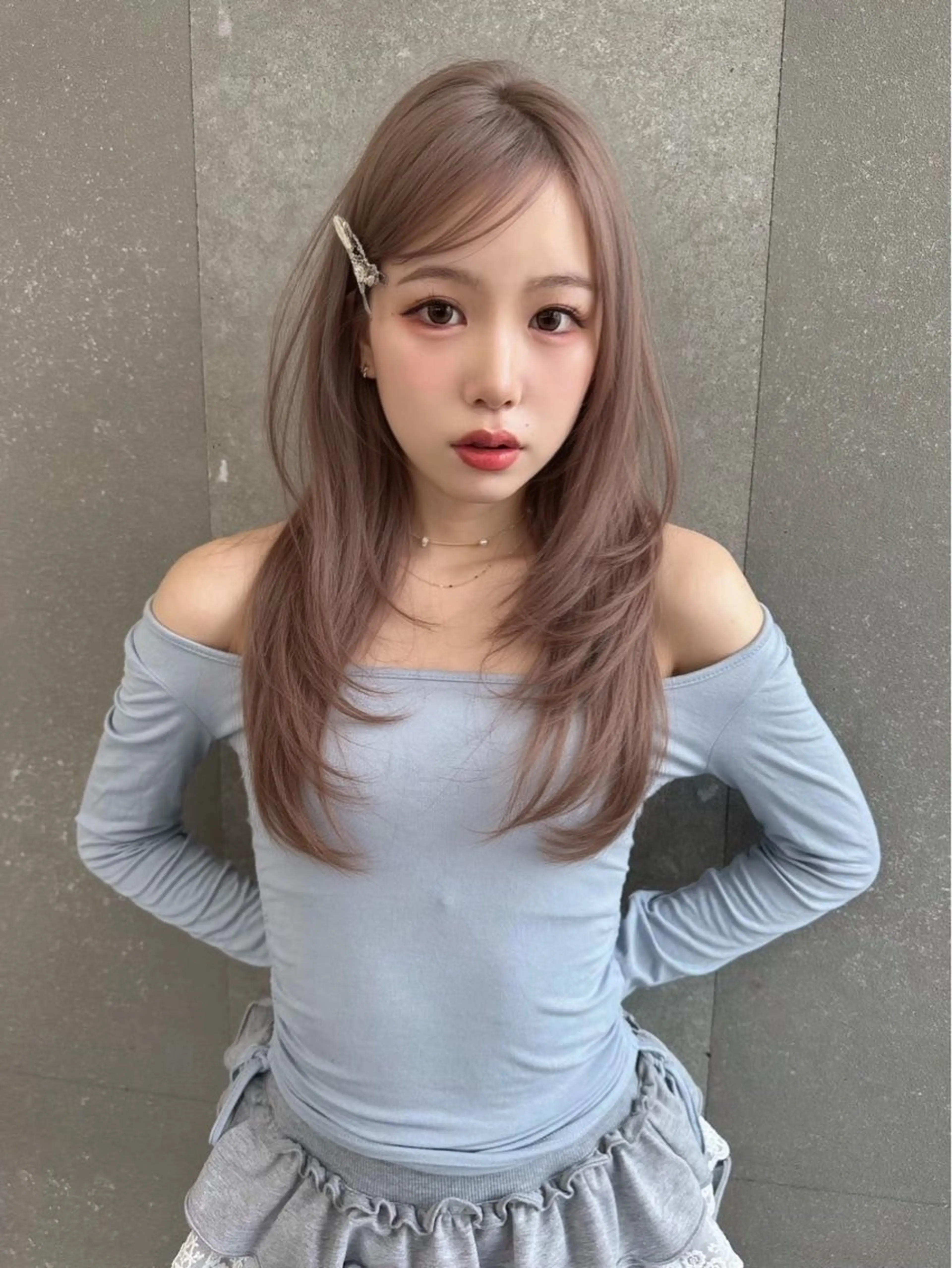 セミロング カラー ハセ/ブリーチ / hearts.のヘアスタイル