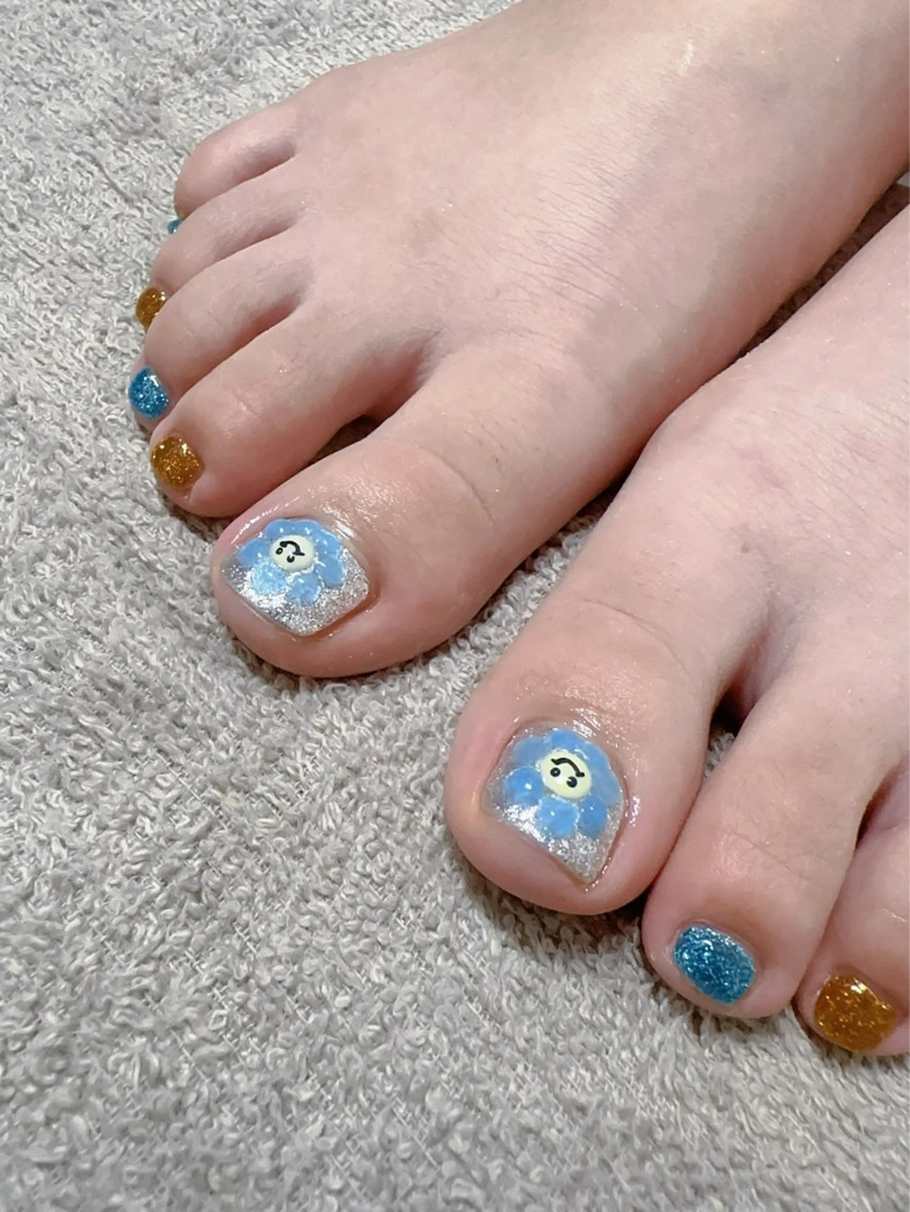 ネイル アートネイル フットネイル 持ち込み nyasu nailのネイルデザイン