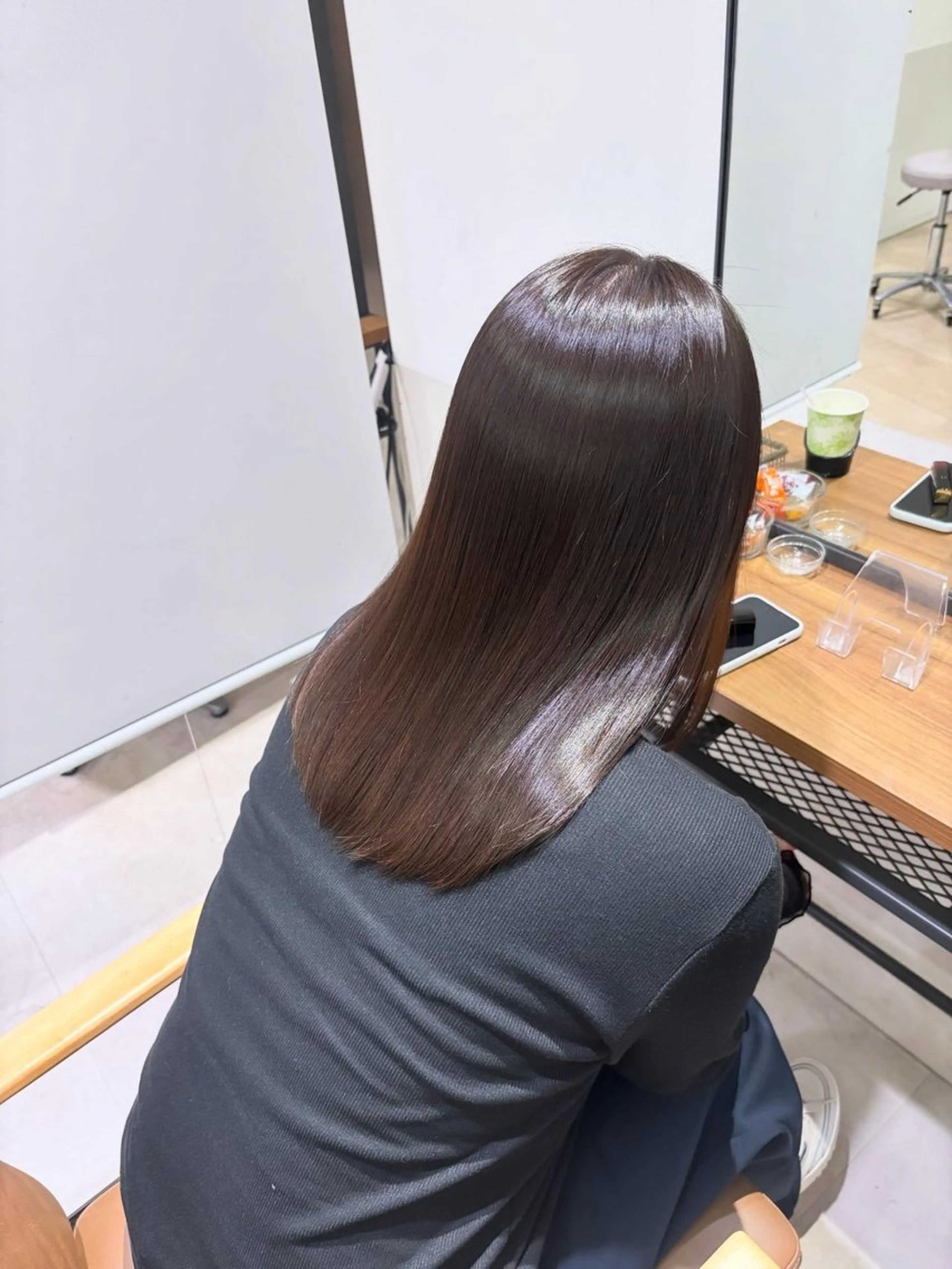 【1番人気】ダメージレスケア剤込髪質改善ストレート✨️の写真