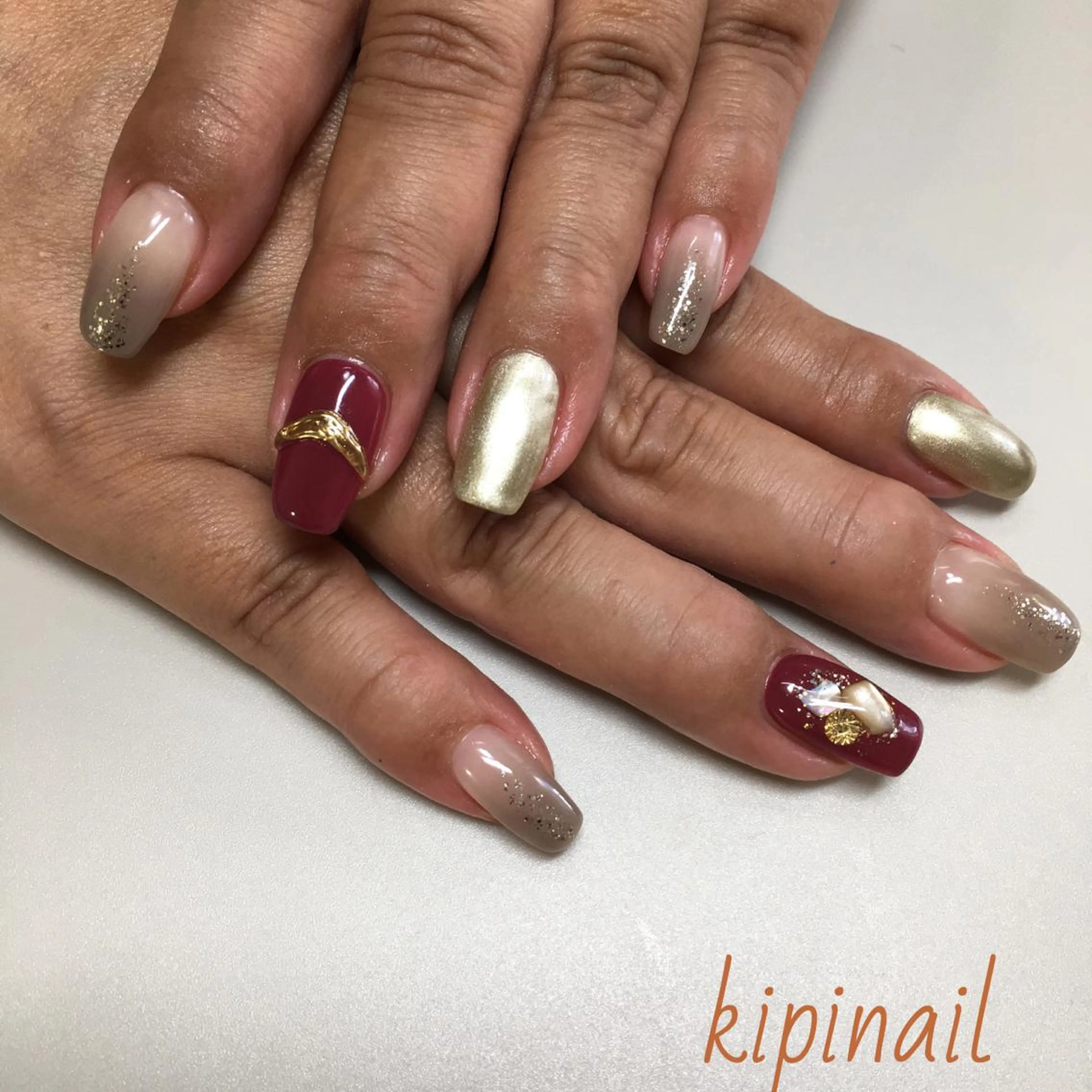 ネイル kipinail 川﨑えりかのネイルデザイン