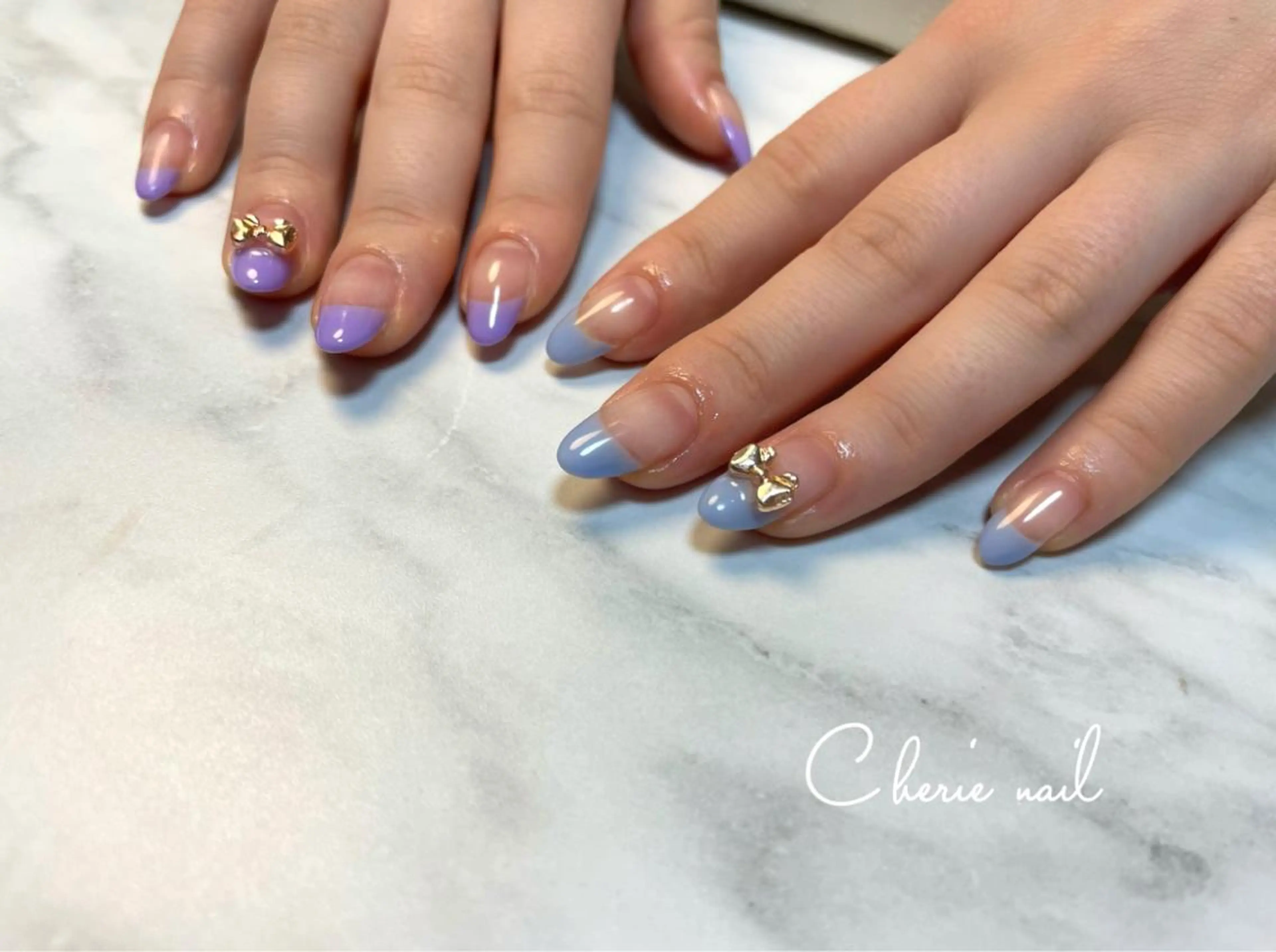 ネイル フレンチネイル Cherienail yunaのネイルデザイン