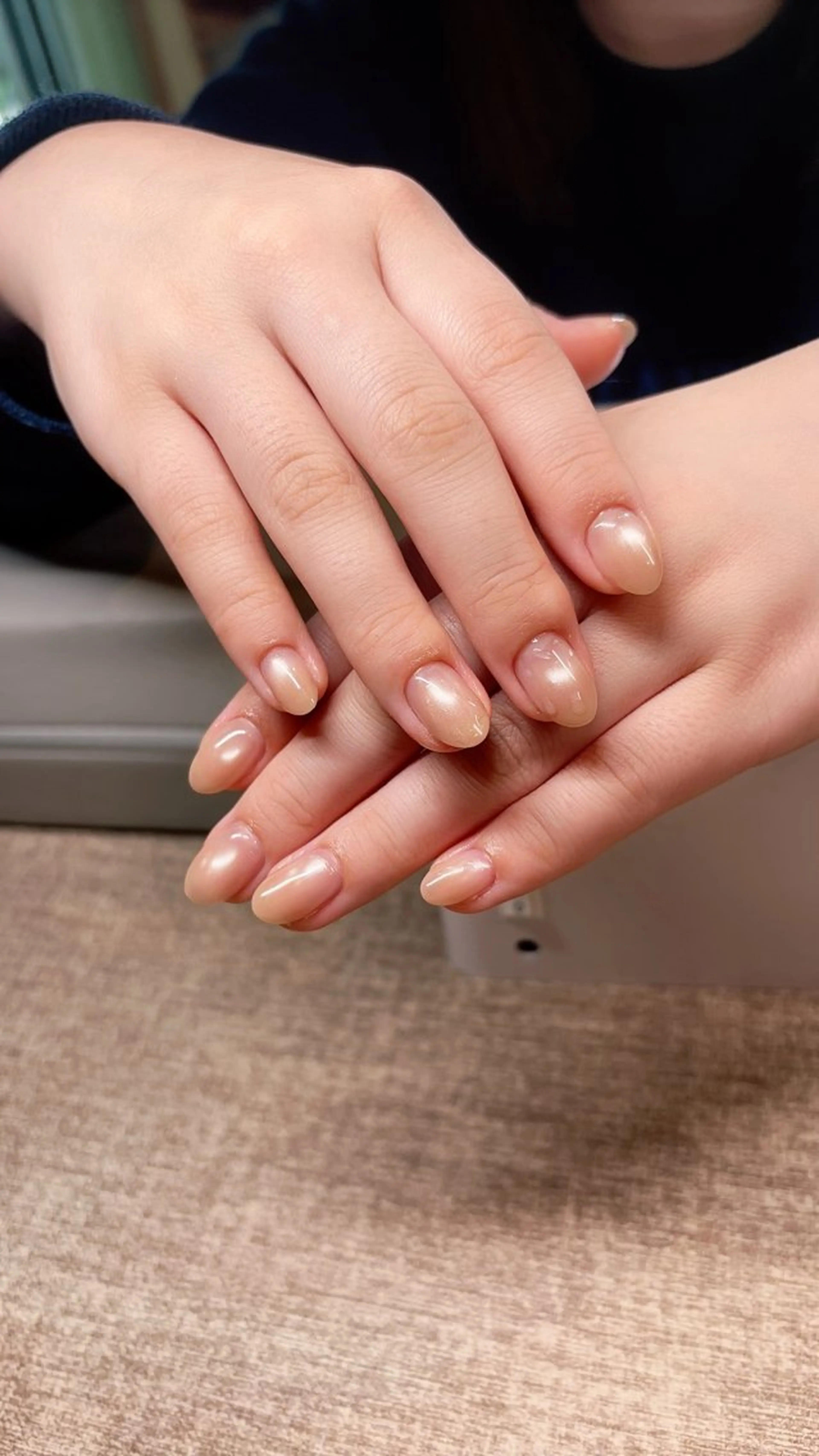 ネイル ジェルネイル マグネットネイル ワンカラーネイル Shadow nailのネイルデザイン