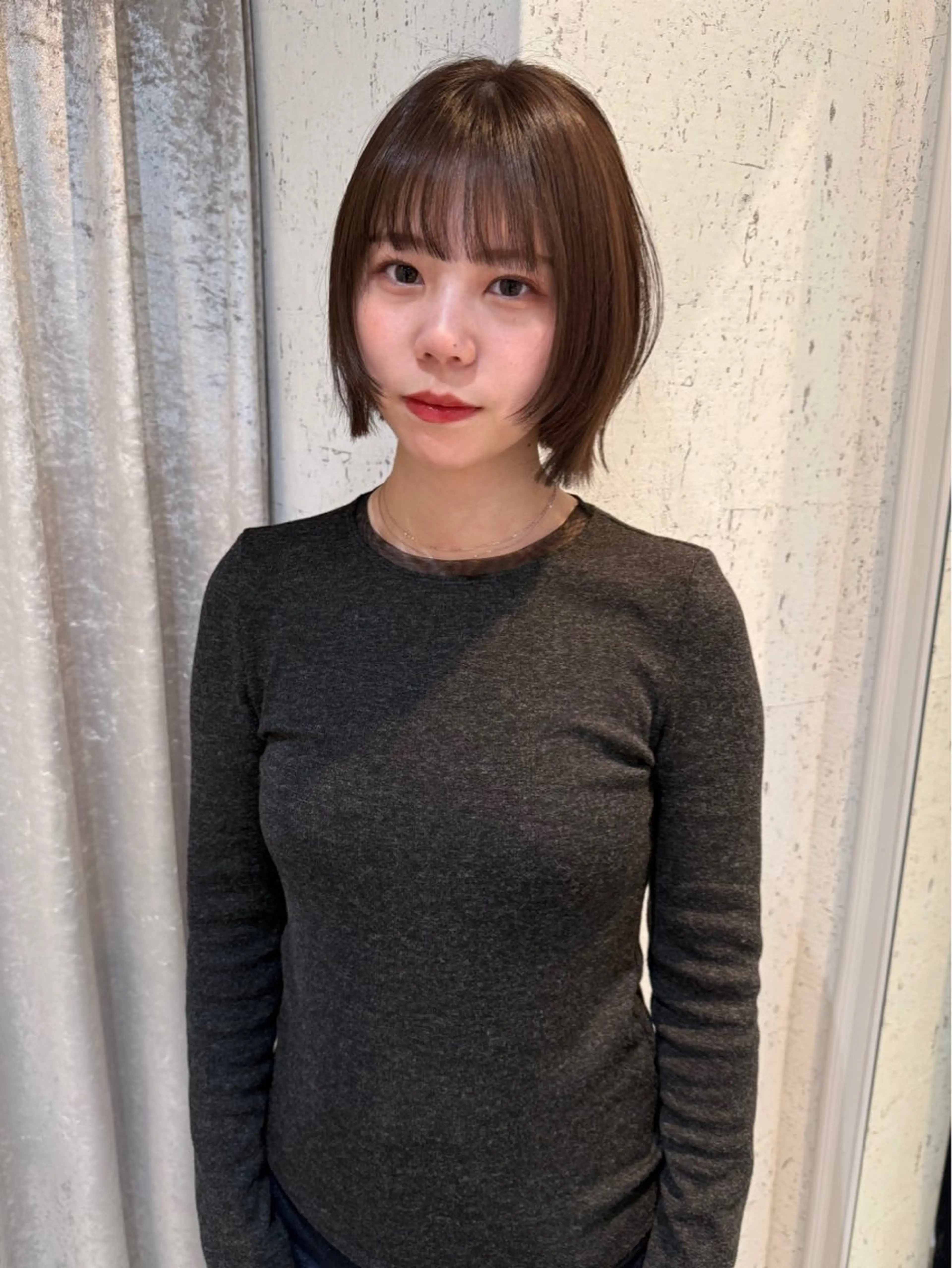 ショート カラー 似合わせカット カット ヘアカラー トリートメント mai / linoah˚✧のヘアスタイル