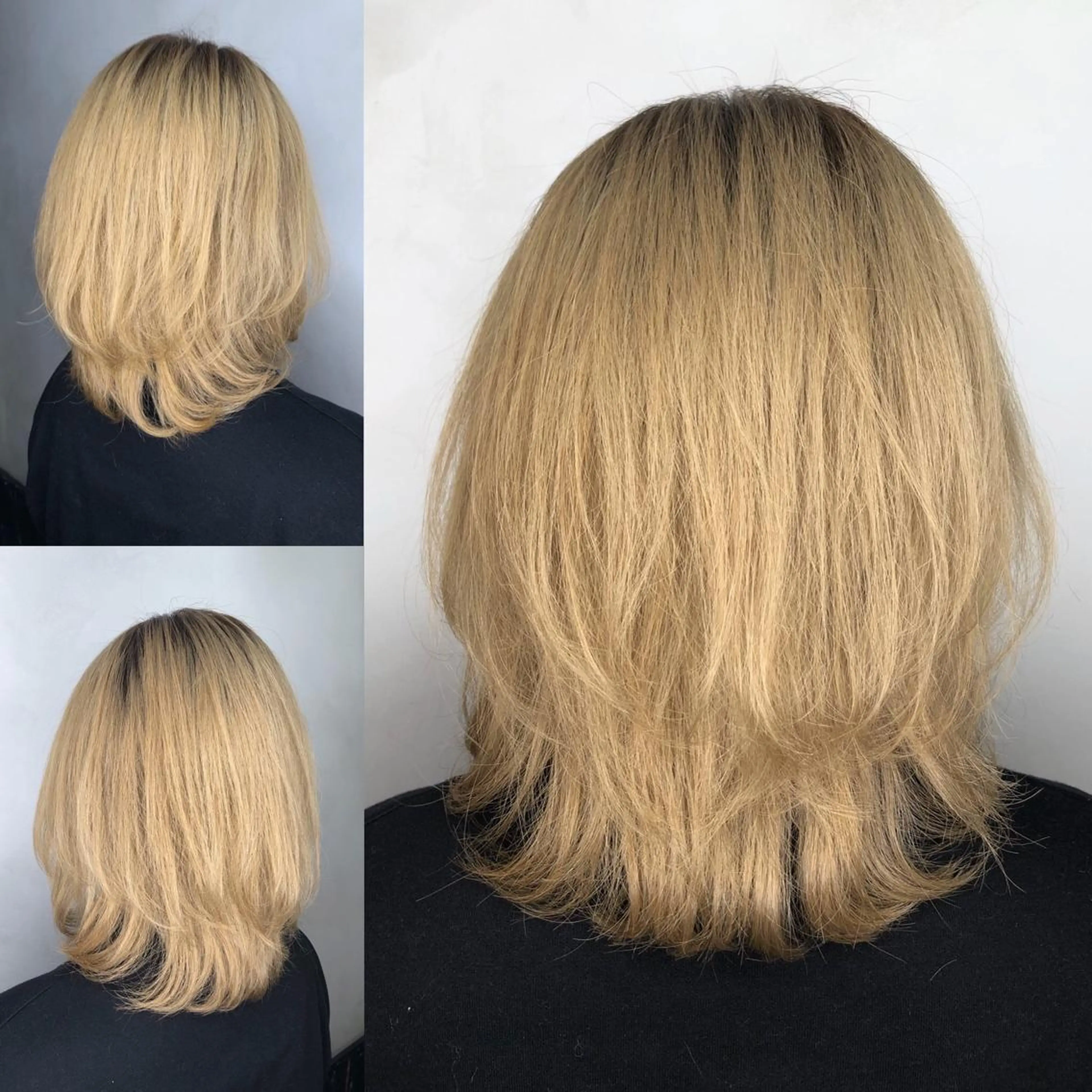 ミディアム カラー ウルフカット ヘアカラー トリートメント ヘッドスパ 美髪矯正 🌈髪質改善 山下のヘアスタイル