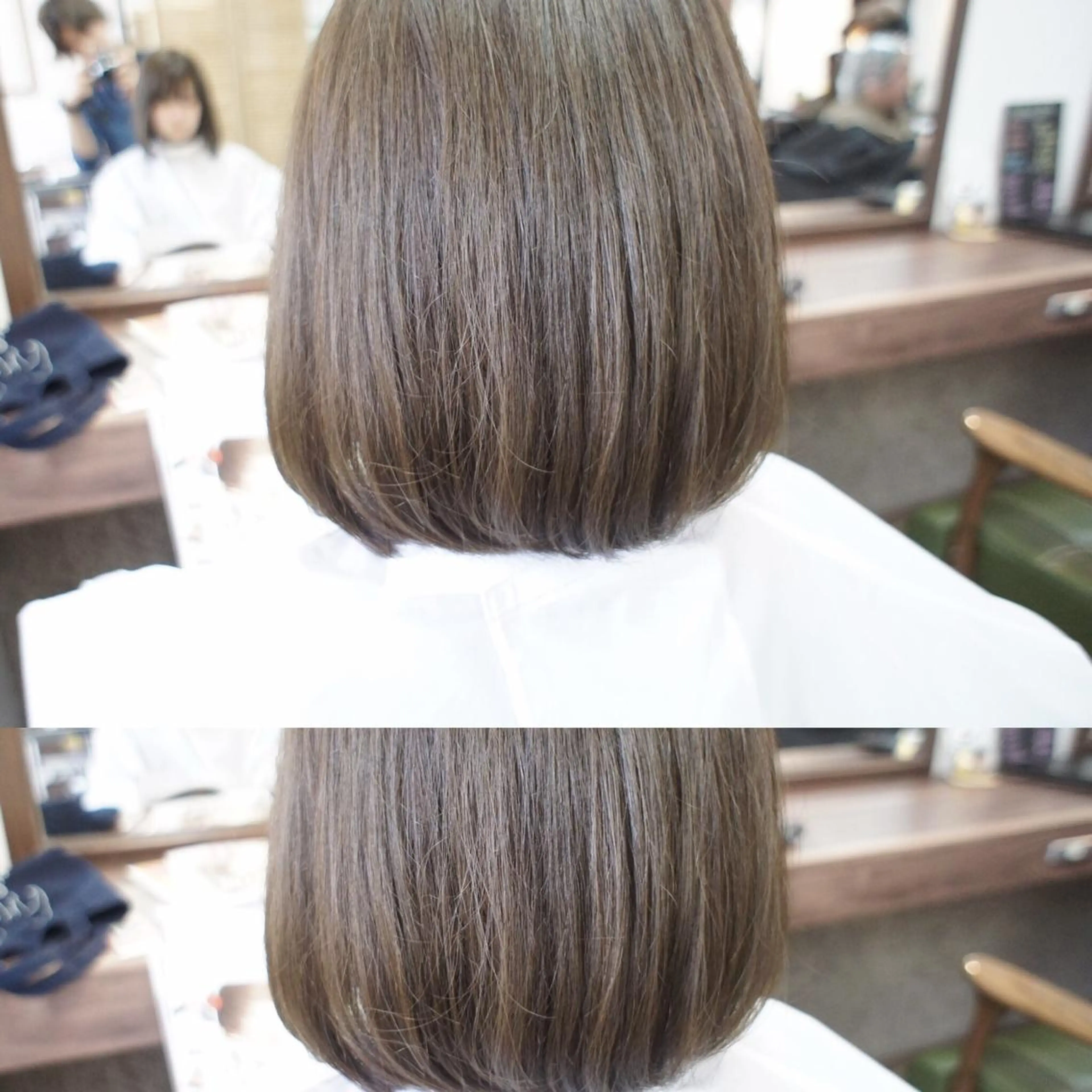 ショート カラー アッシュ 🟦髪質改善6年 💊YAMAMOTOのヘアスタイル