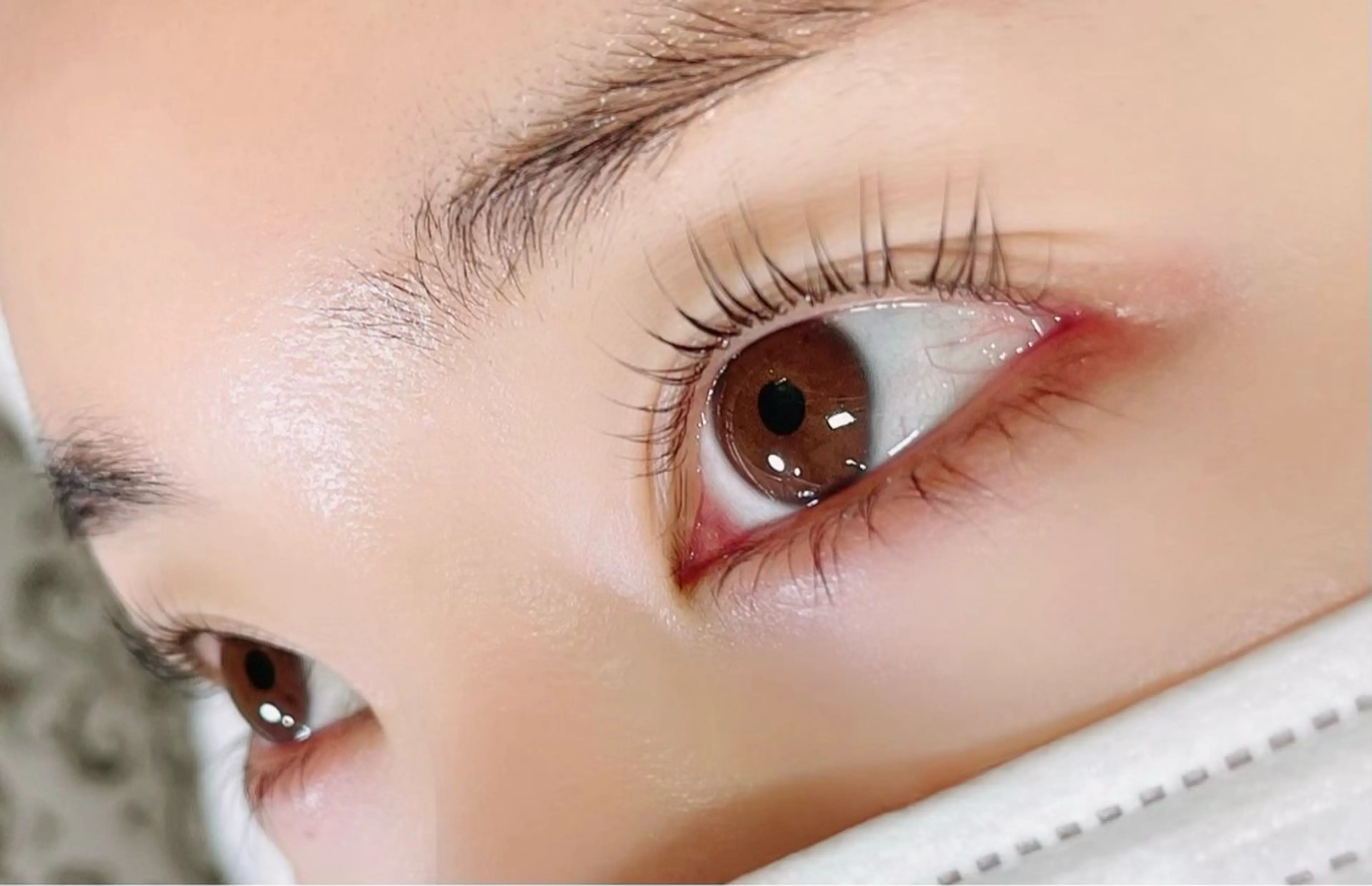 マツエク・マツパ フラットラッシュ パリジェンヌラッシュリフト まつげパーマ 一重×まつ毛パーマ ボリュームラッシュ マツパ Charme 五反田・不動前・目黒のマツエク・マツパデザイン