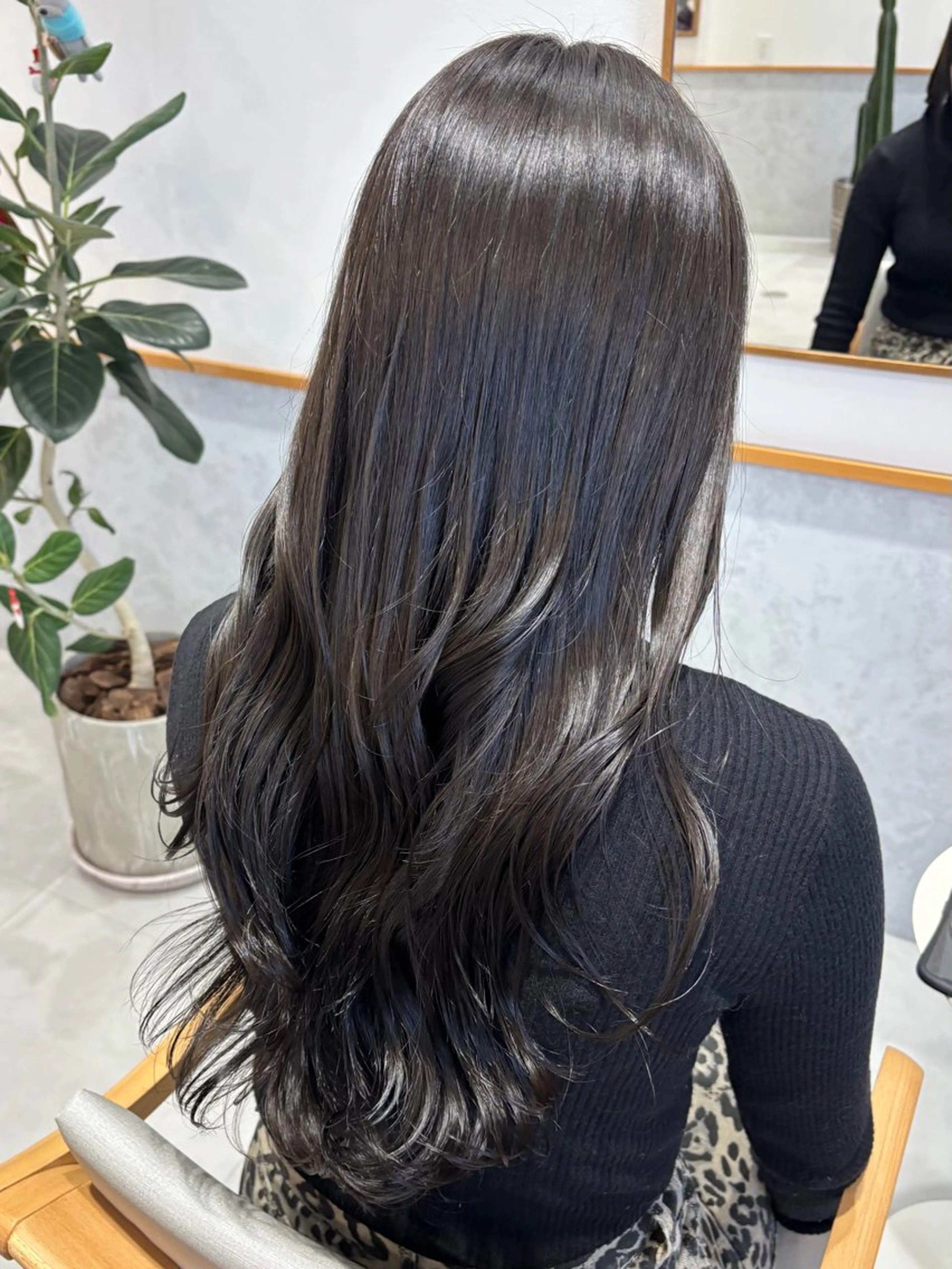 ロング カラー 透明感カラー ヘアカラー misaki🦄 lange hairのヘアスタイル