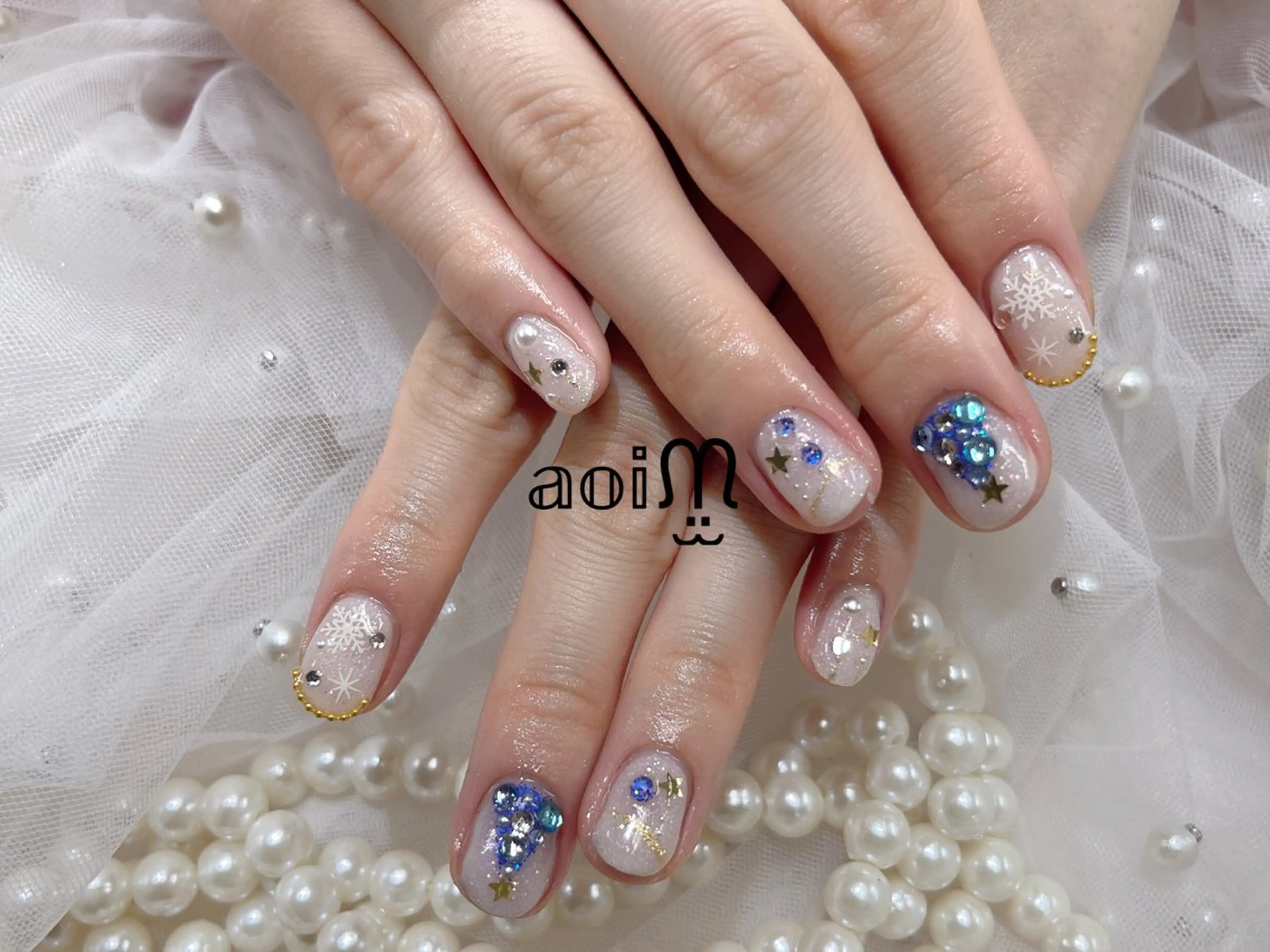 ネイル 葵うさぎ所属・葵うさぎ AIのネイルデザイン