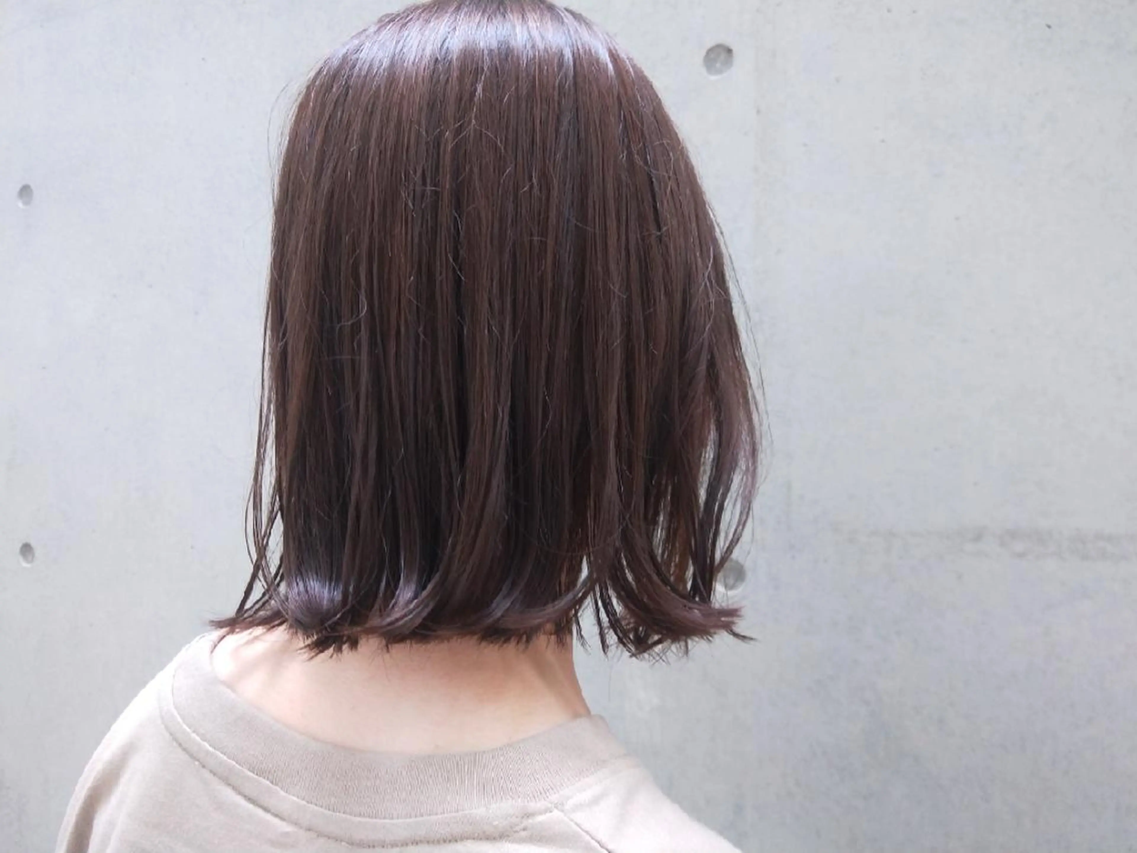 黒染めしない就活カラー👽プチトリートメント付の写真