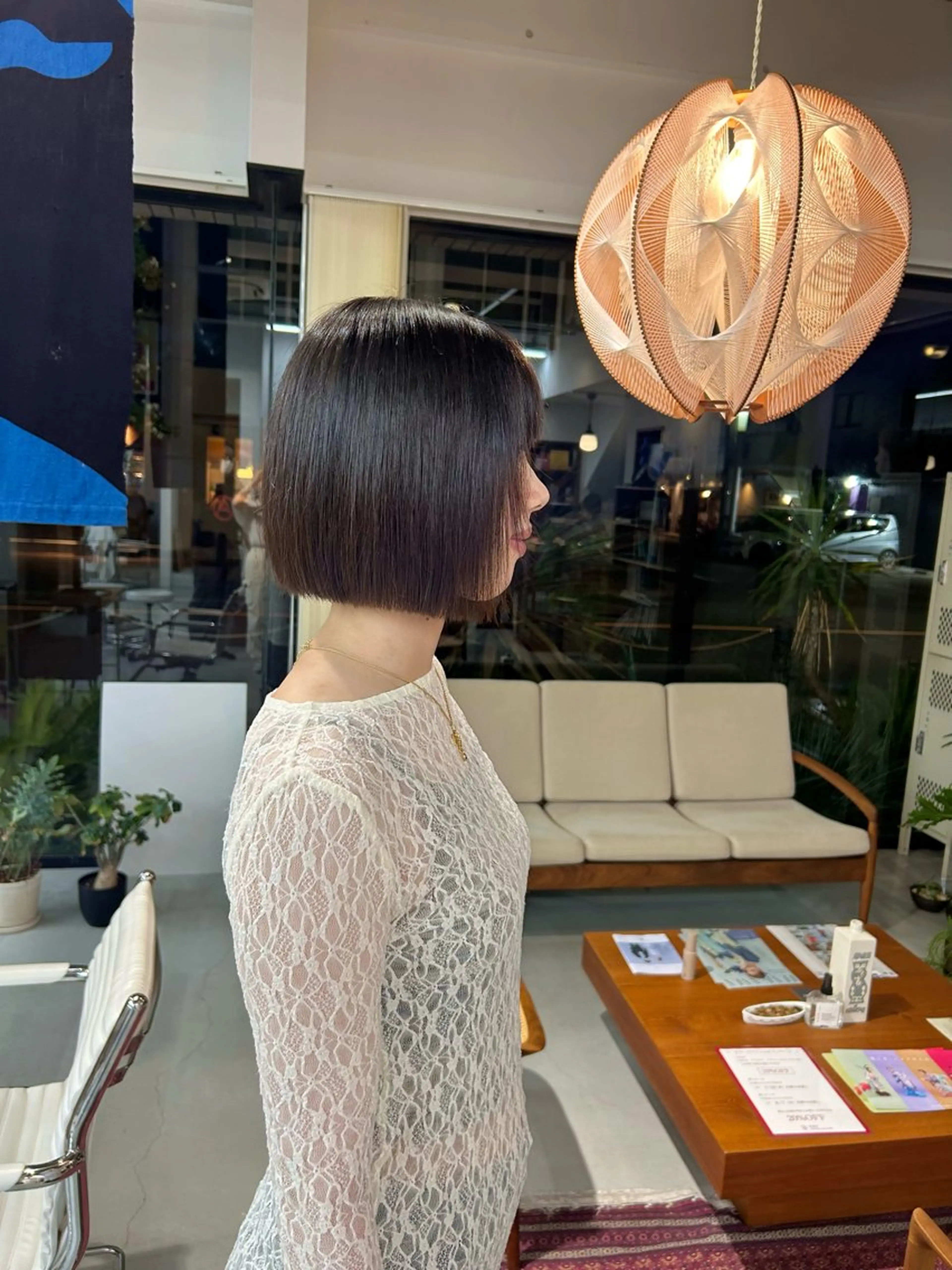 ショート ボブ 藤原 あかりのヘアスタイル