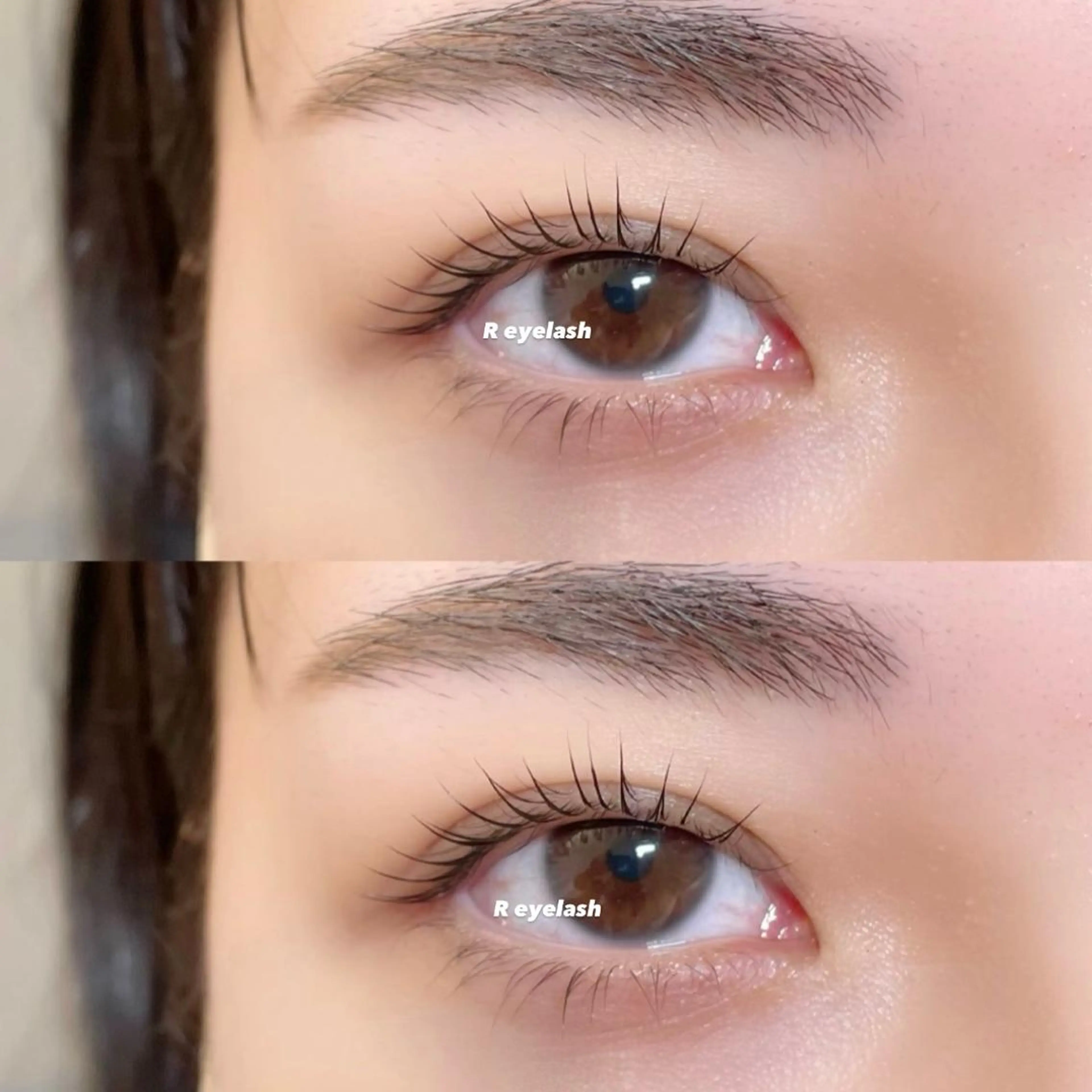 セミロング カラー パーマ ヘアアレンジ メンズ キッズ ネイル マツエク・マツパ アイブロウ ナチュラル 下まつげエクステ 小顔カット マツパ 𝑹 eyelashのマツエク・マツパデザイン