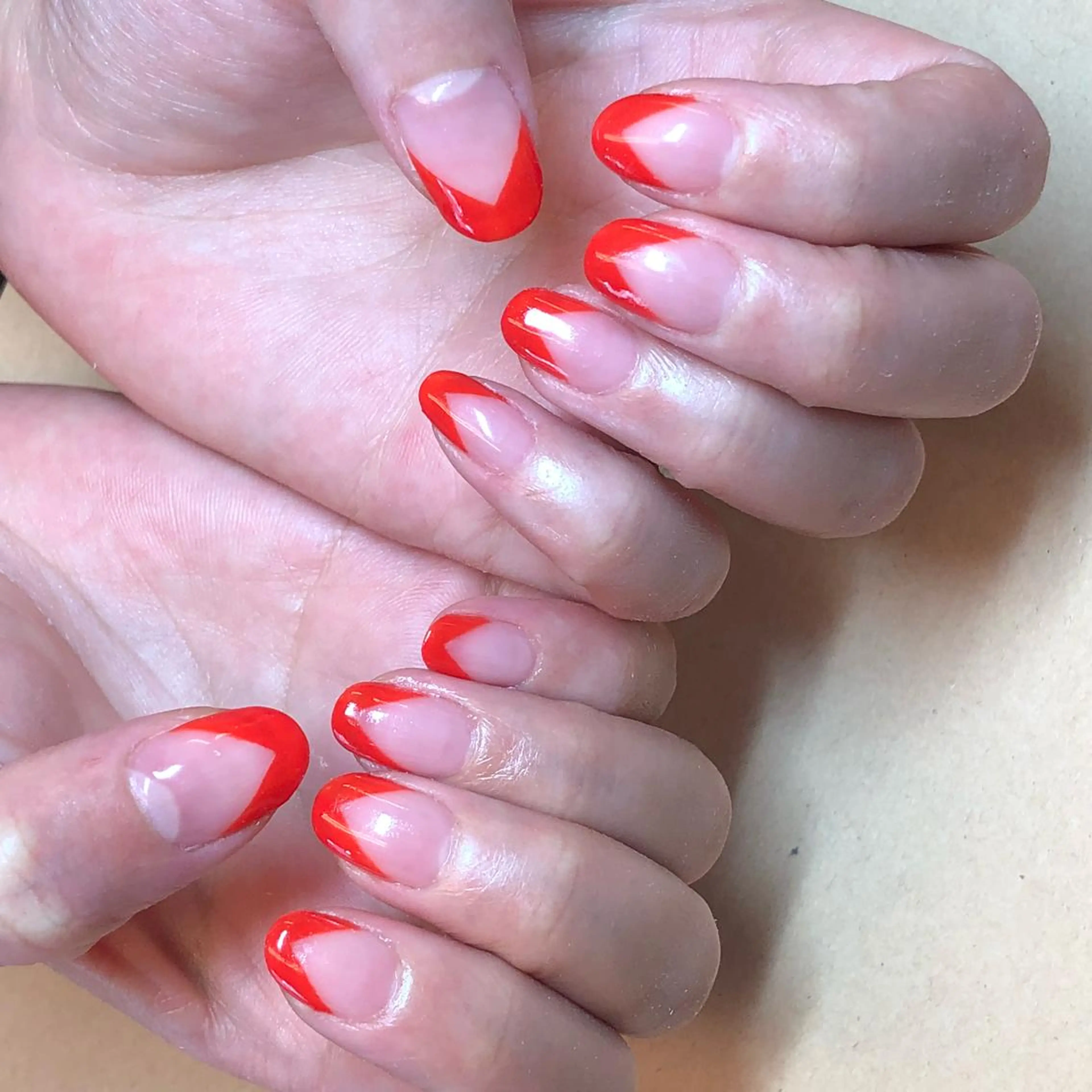 ネイル フレンチネイル KIREIE NAILSのネイルデザイン