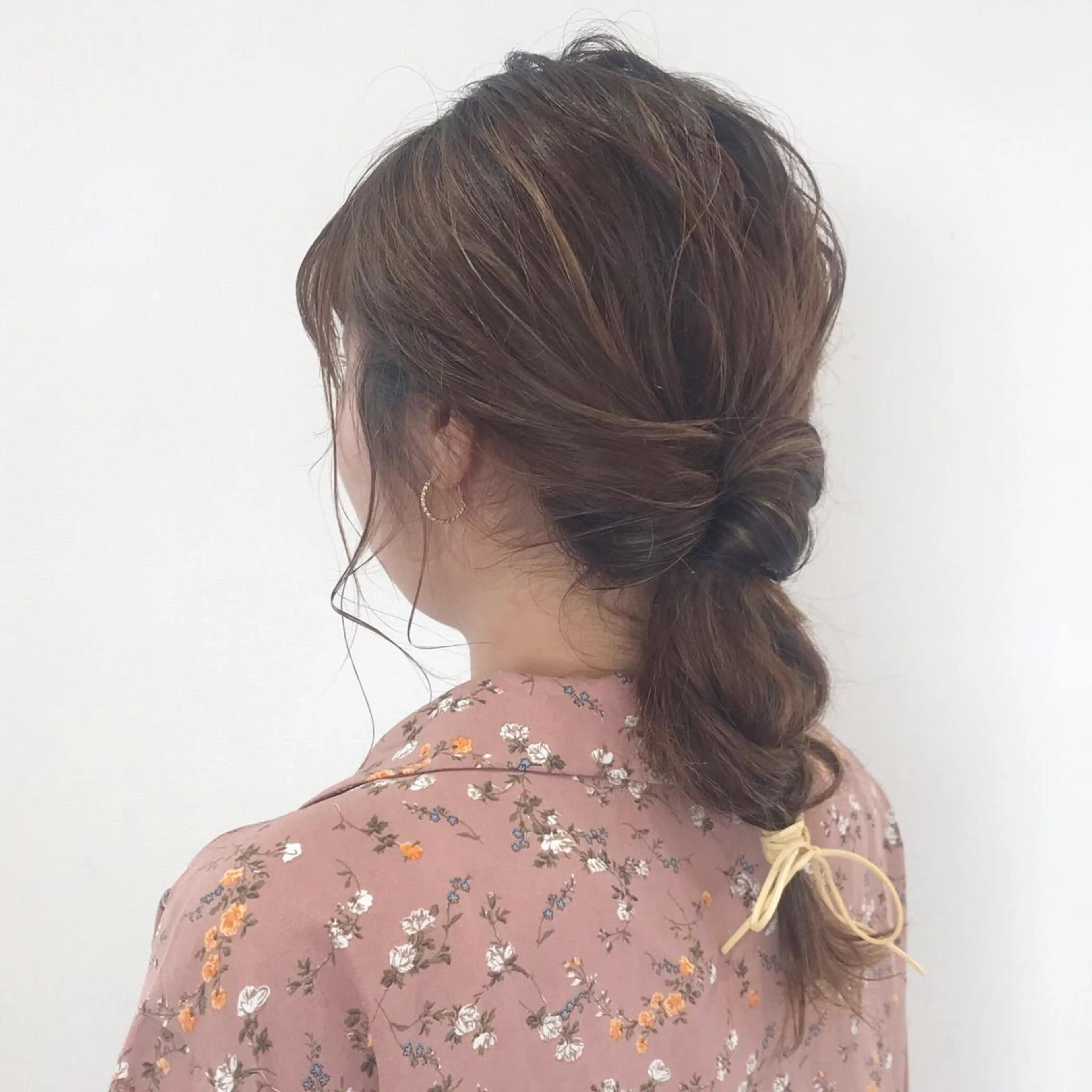 セミロング 愛されヘア/ 暖色カラー/まいこのヘアスタイル