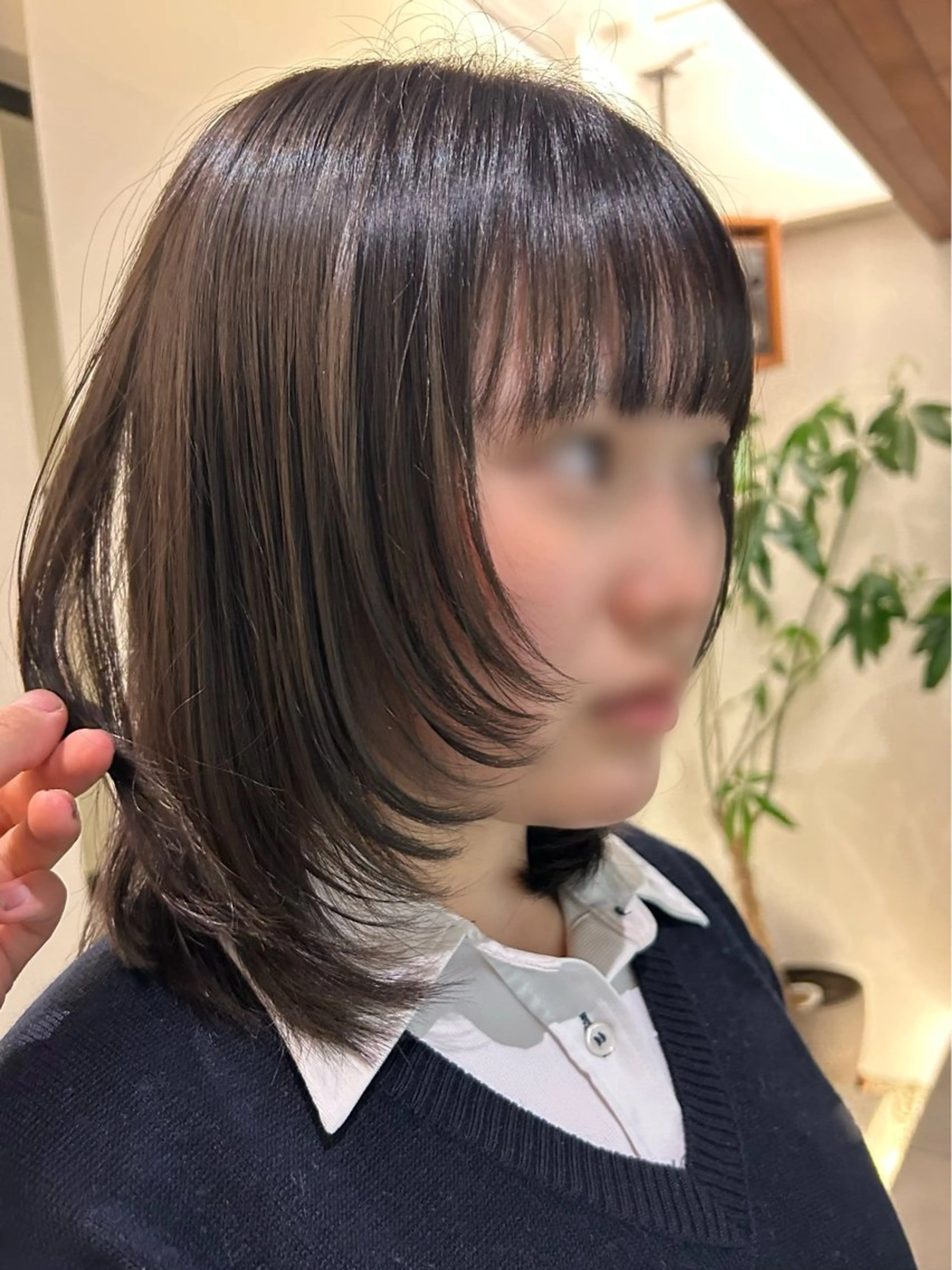 ミディアム レイヤーカット Arai Kaho ５月🈵のヘアスタイル