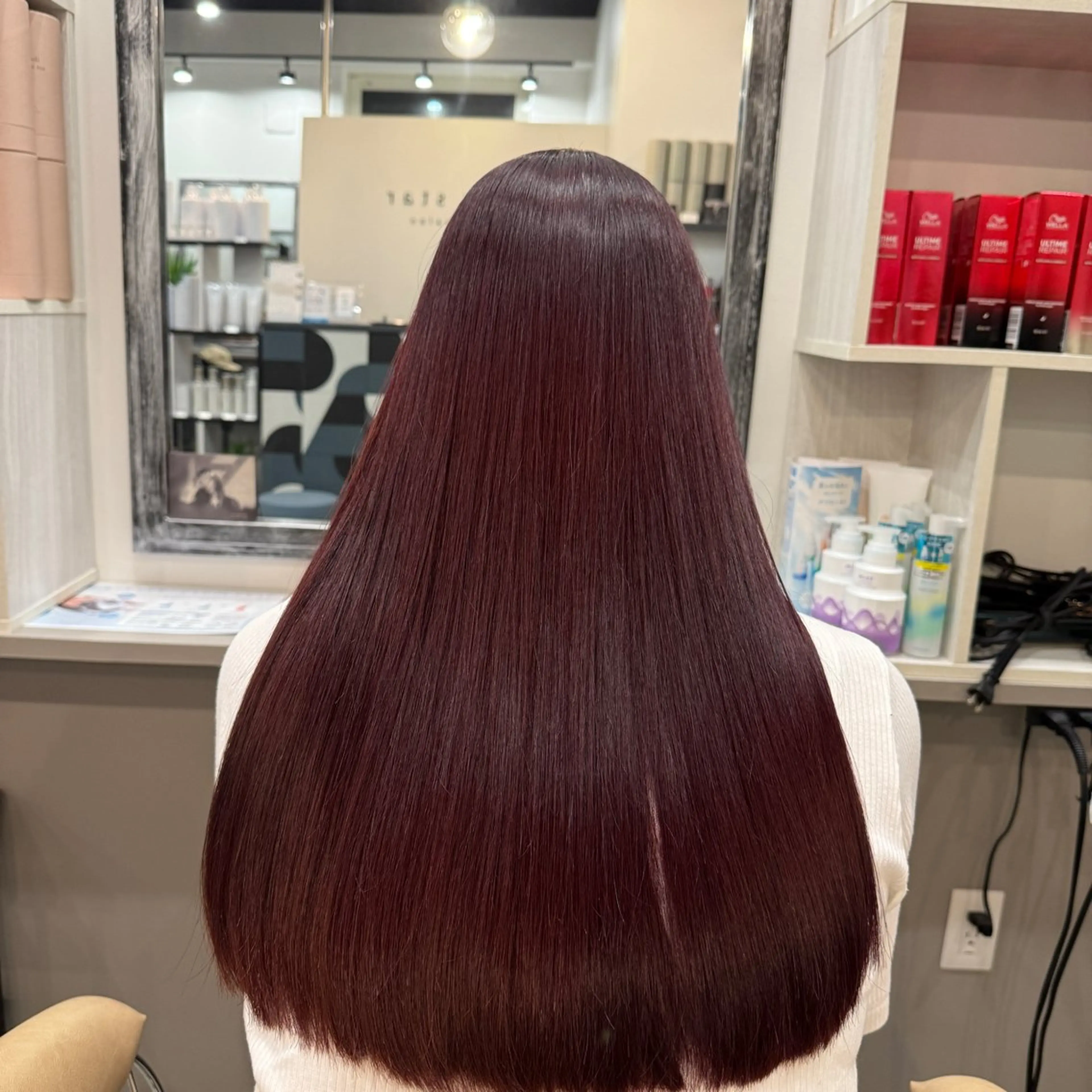 ロング カラー ブリーチ ケアブリーチ ハイトーンカラー ボブ 顔まわりレイヤー dogstar 加藤翔大のヘアスタイル