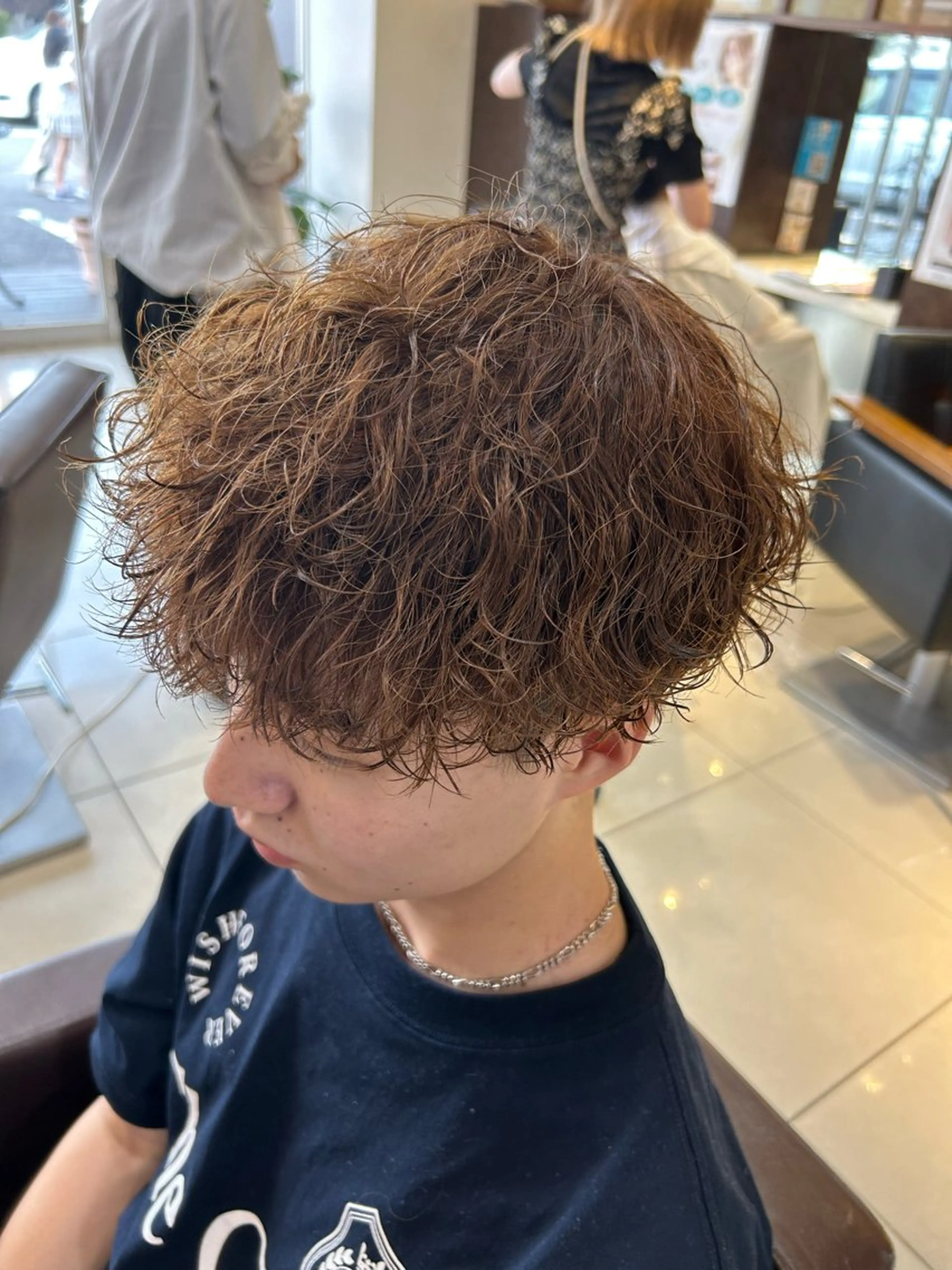 【パーマ人気No.1】メンズカット＋波巻き or ツイストスパイラルの写真