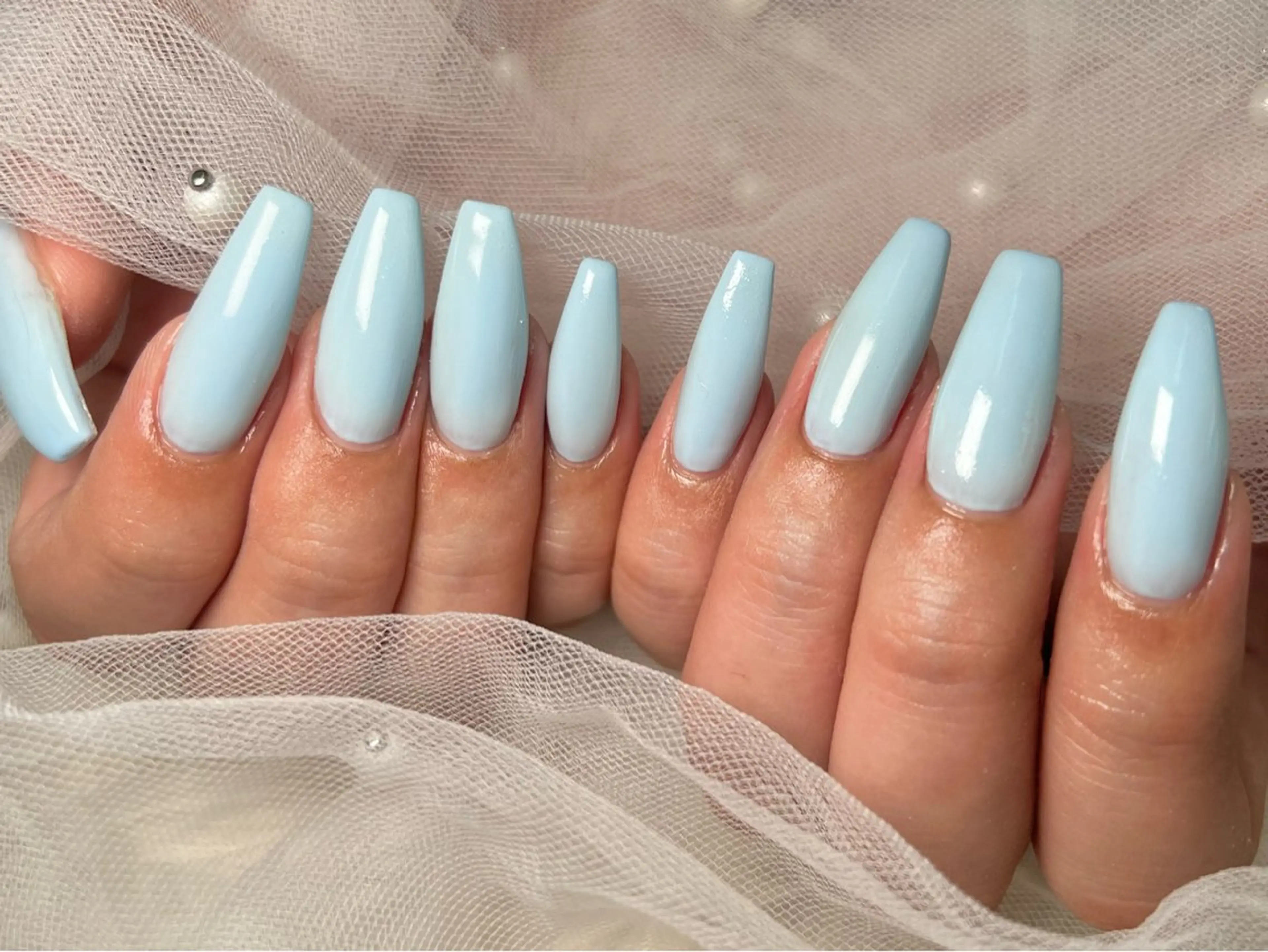 ネイル 韓国ネイル ワンホンネイル ハンドネイル alien girl所属・byul nails ビョルネイルのネイルデザイン