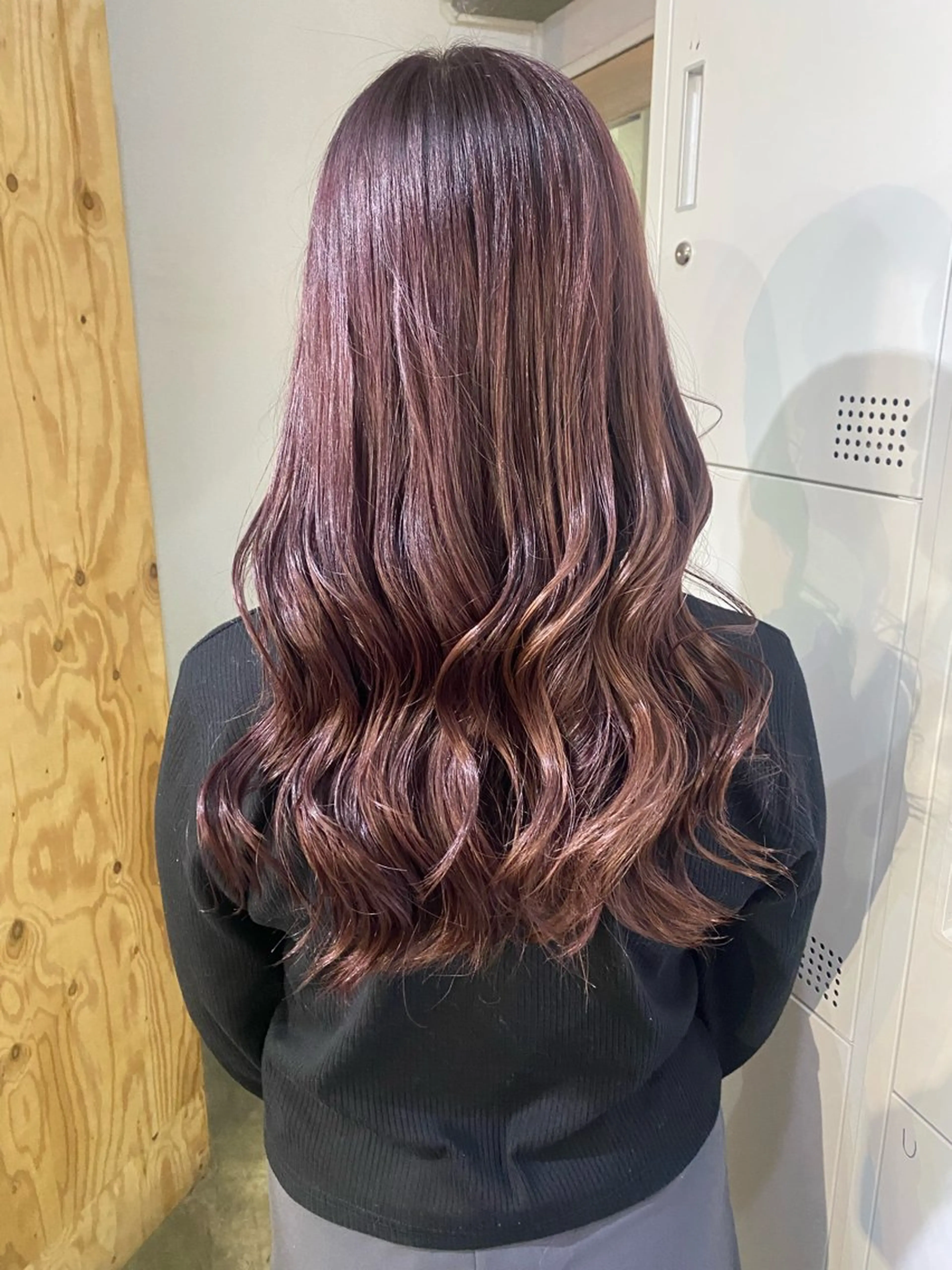 ロング カラー ブリーチカラーと、髪 質改善。HARUKAのヘアスタイル