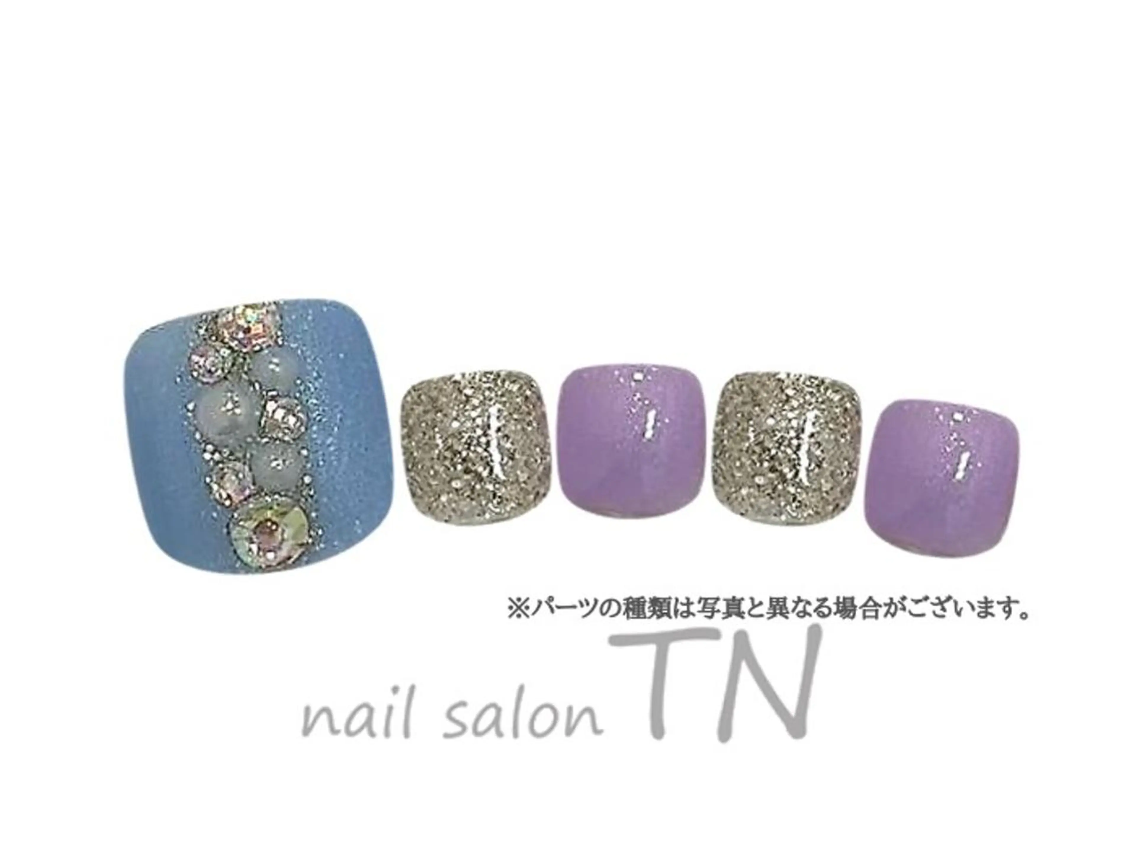 ネイル フットネイル 中島 実穂のネイルデザイン