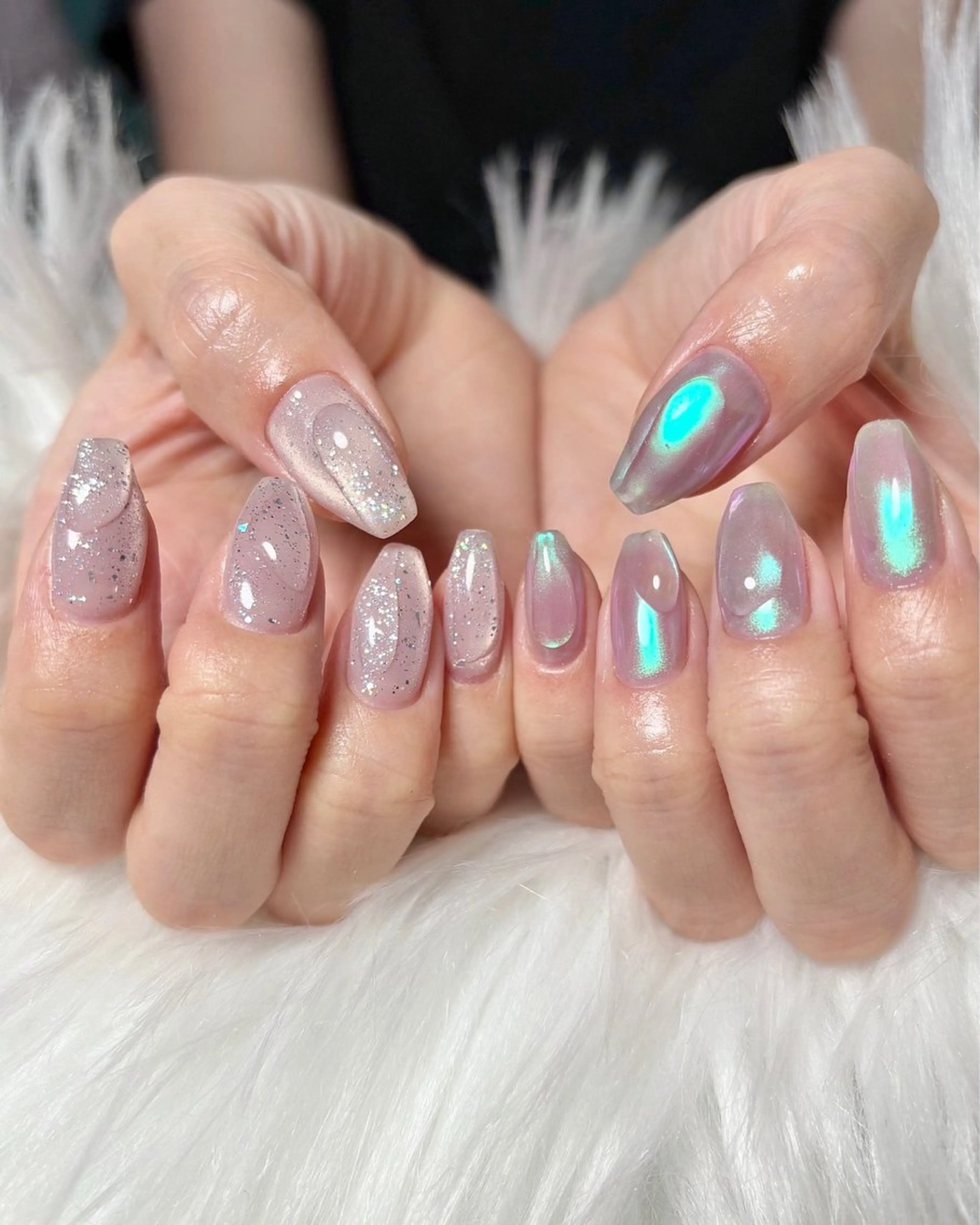 ネイル ニュアンスネイル ハンドネイル haacnails（ハーシーネイル）所属・haac nailsのネイルデザイン