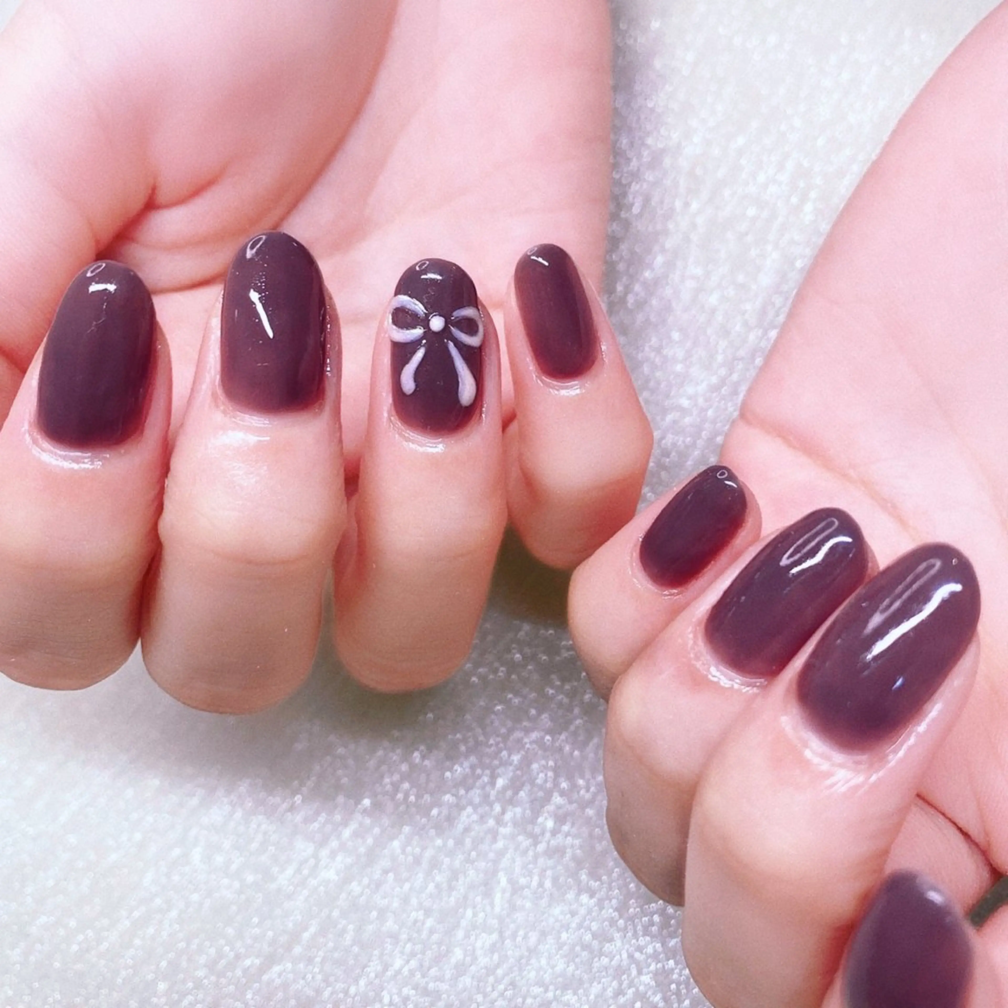 ネイル 長さ出し ハンドネイル Nailist suzuのネイルデザイン