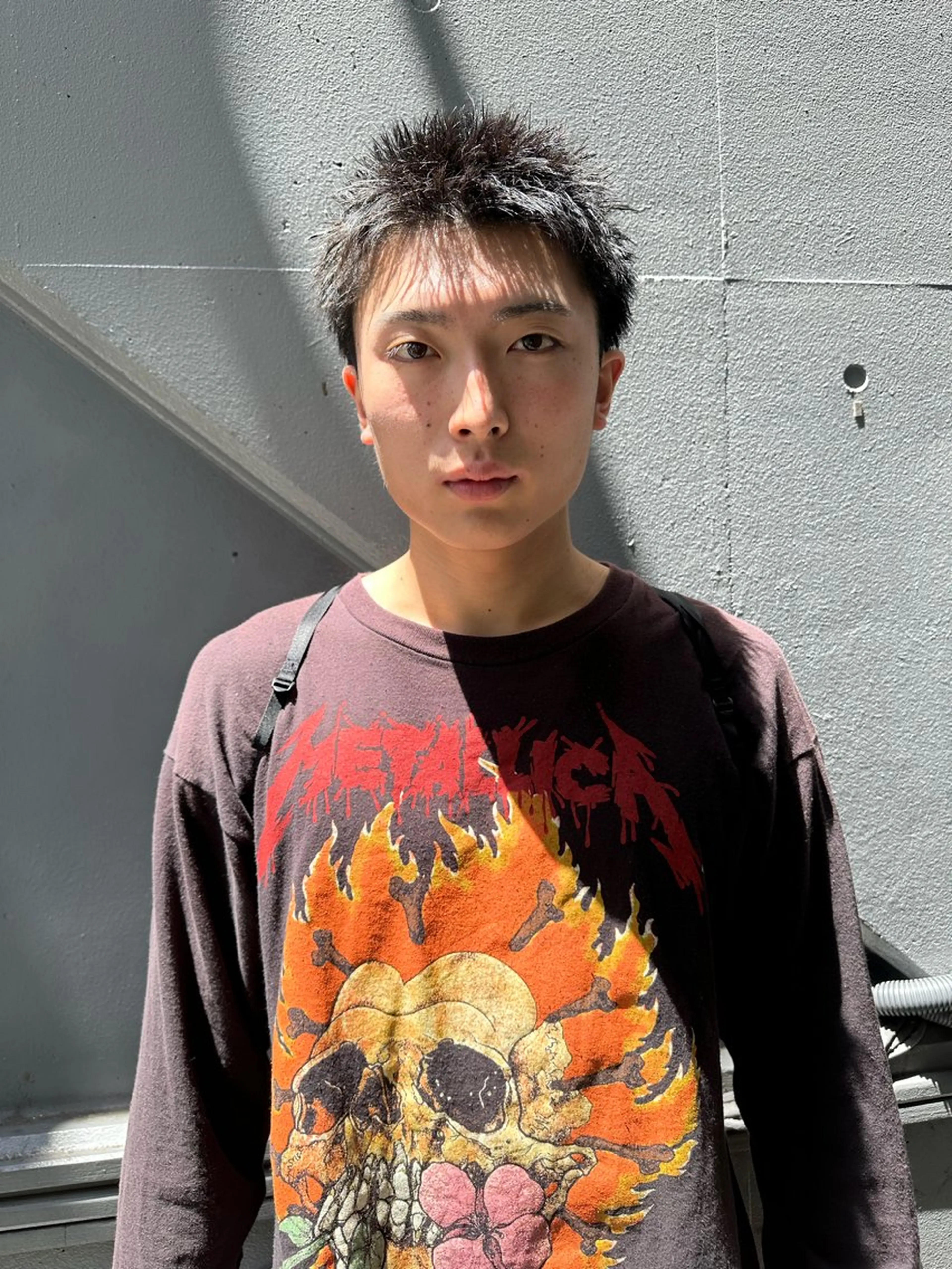 ショート メンズ Rei/ 縮毛矯正/ ハイライトカラー募集のヘアスタイル