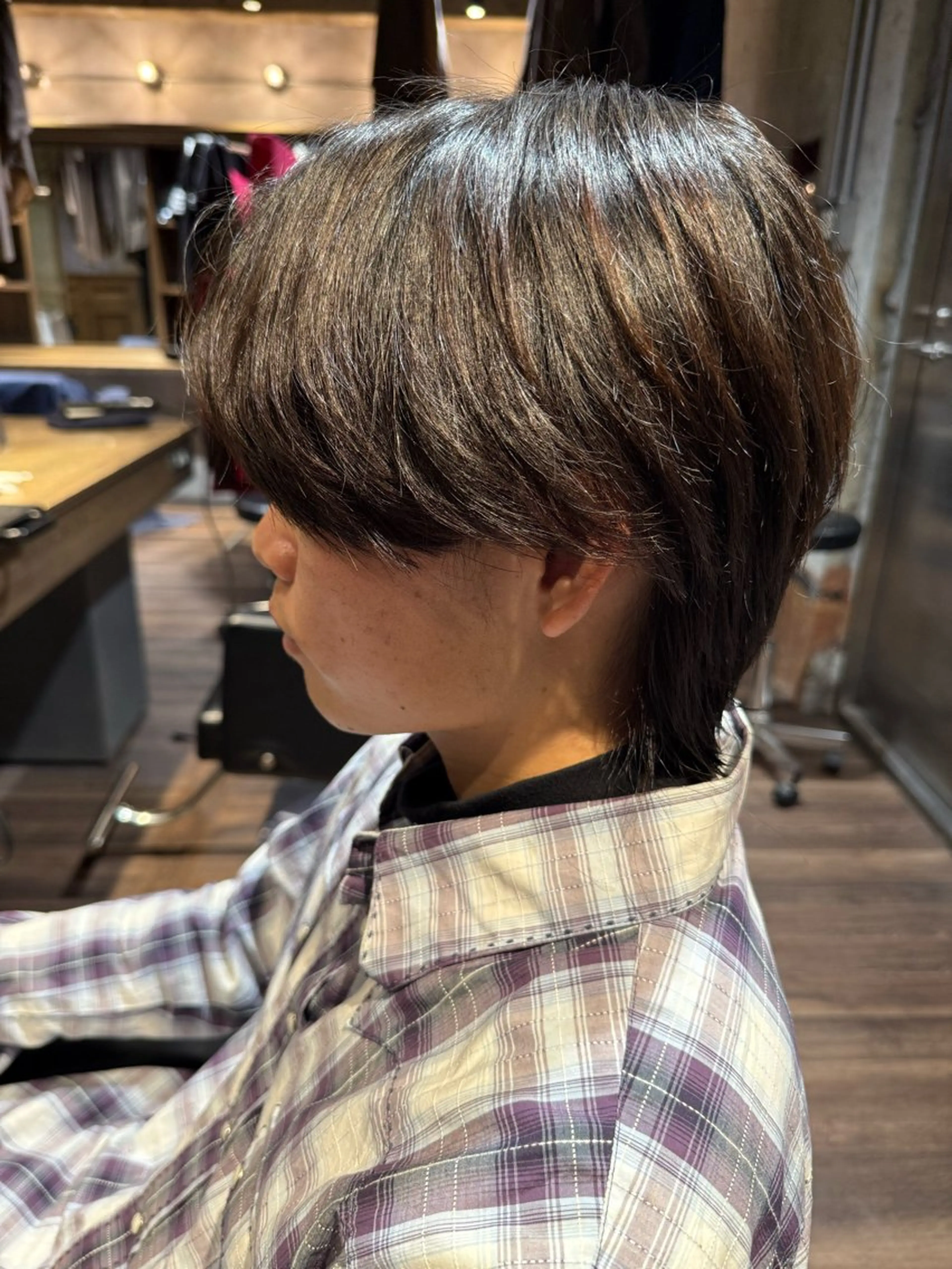 ショート メンズ センターパート メンズ/佐藤 恒輝のヘアスタイル